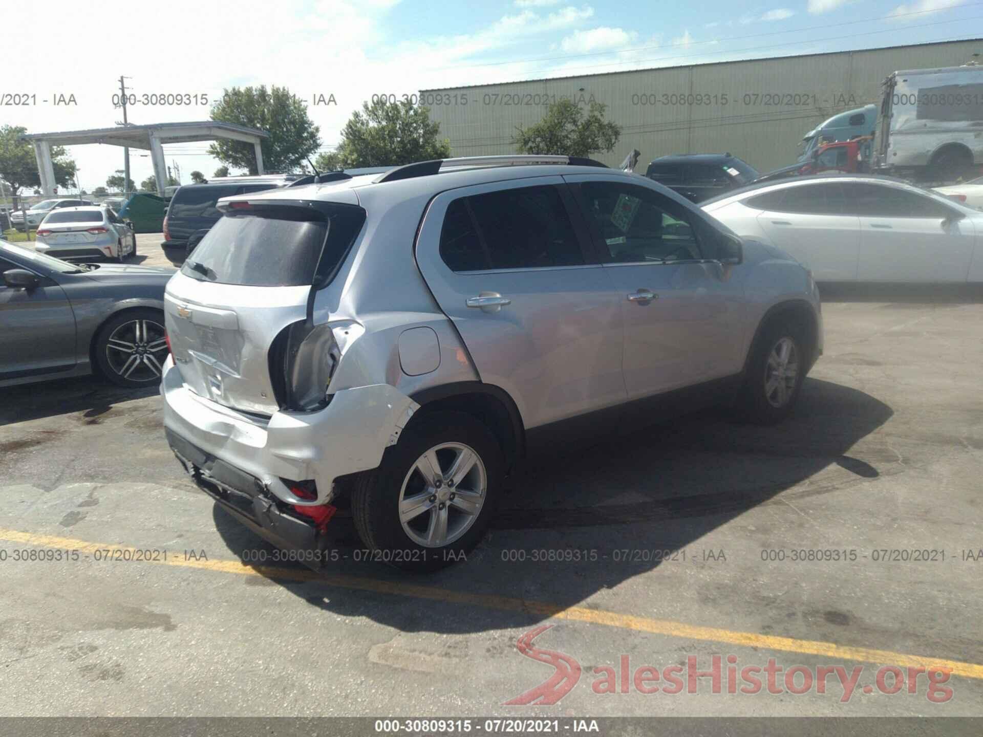 KL7CJLSB8LB031061 2020 CHEVROLET TRAX