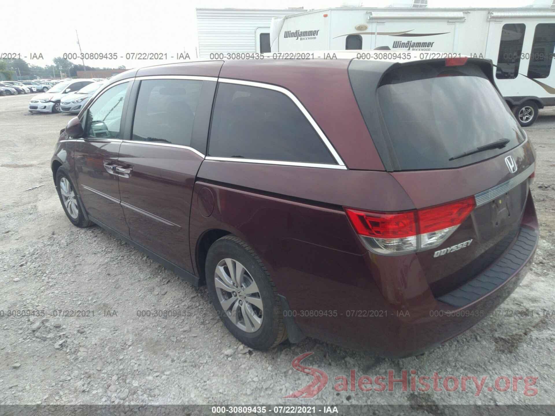 5FNRL5H60GB058092 2016 HONDA ODYSSEY