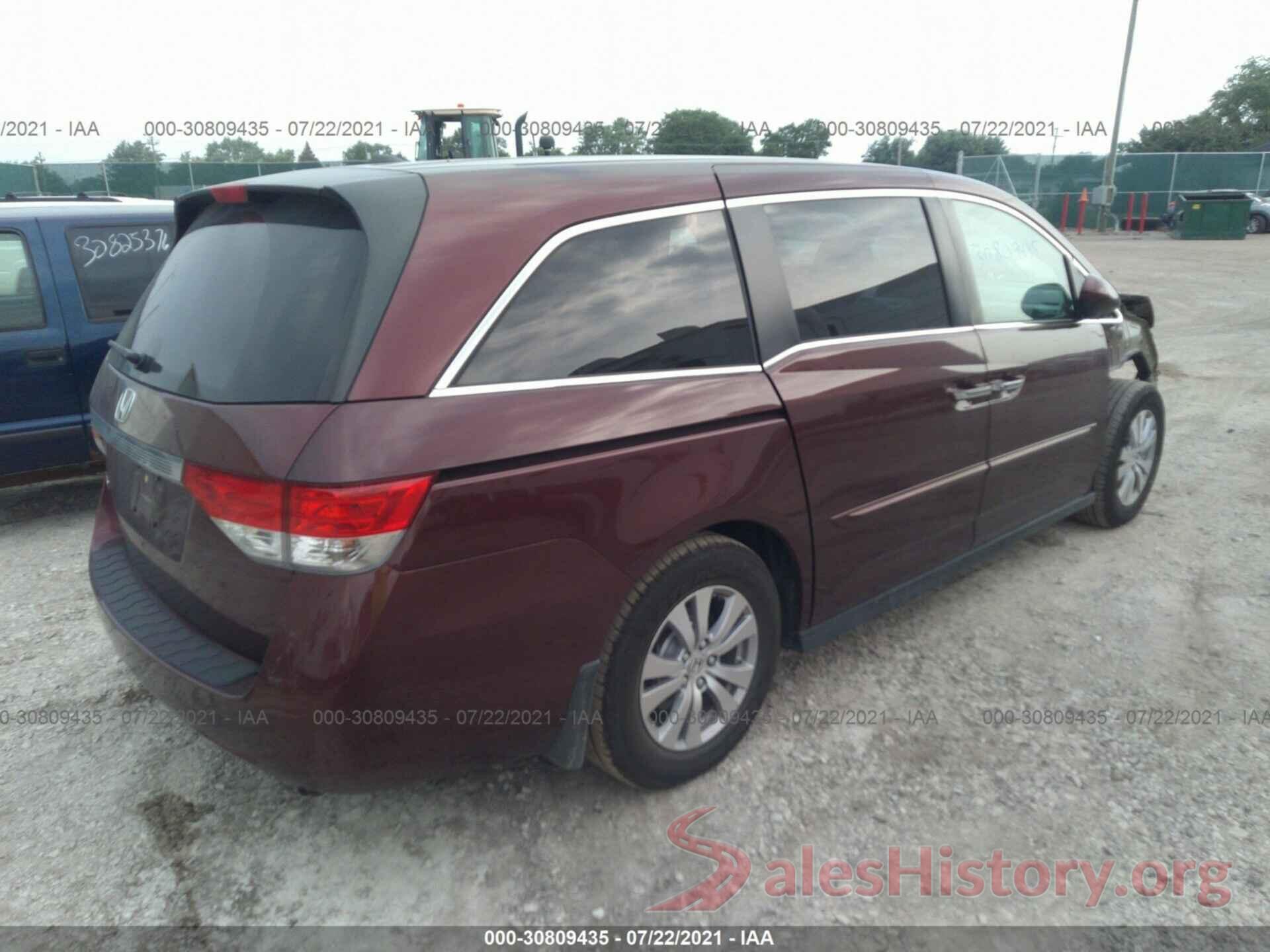 5FNRL5H60GB058092 2016 HONDA ODYSSEY