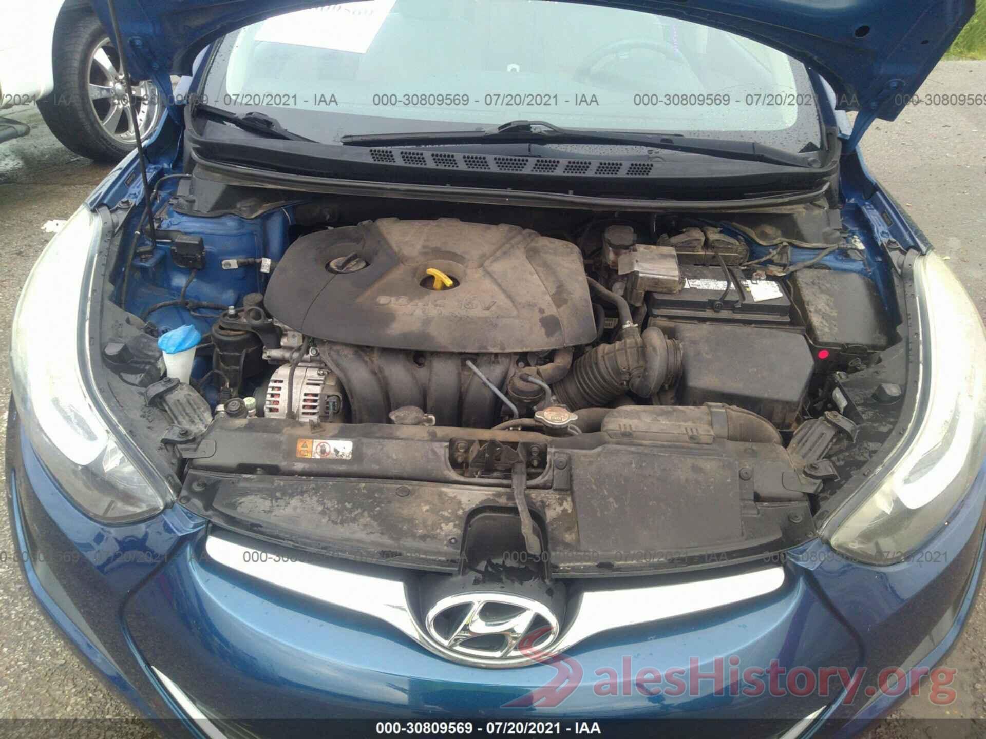 5NPDH4AEXGH725632 2016 HYUNDAI ELANTRA