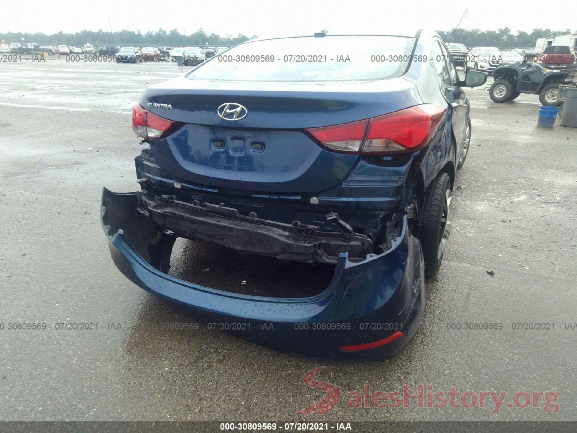 5NPDH4AEXGH725632 2016 HYUNDAI ELANTRA