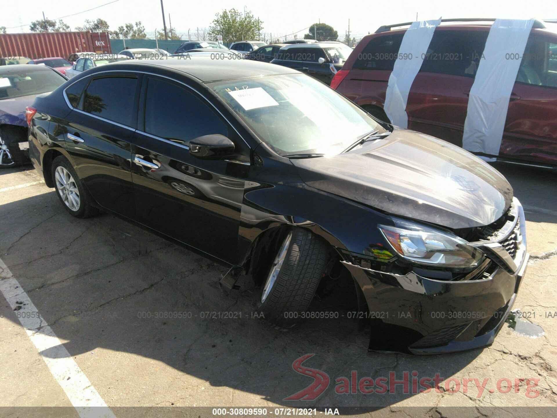 3N1AB7AP6KY421638 2019 NISSAN SENTRA