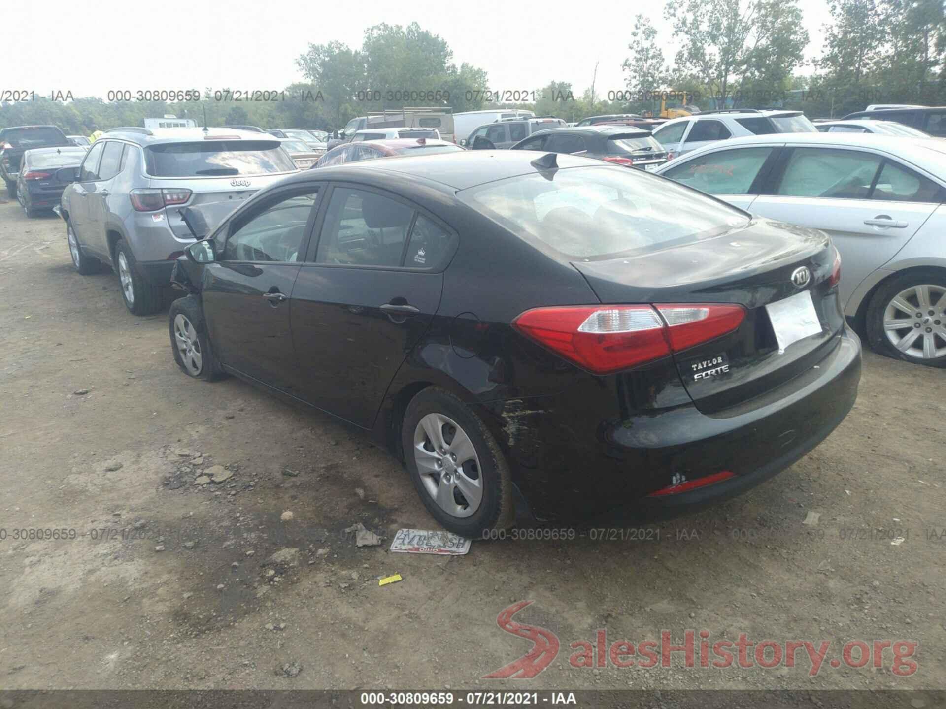 KNAFK4A63G5615215 2016 KIA FORTE