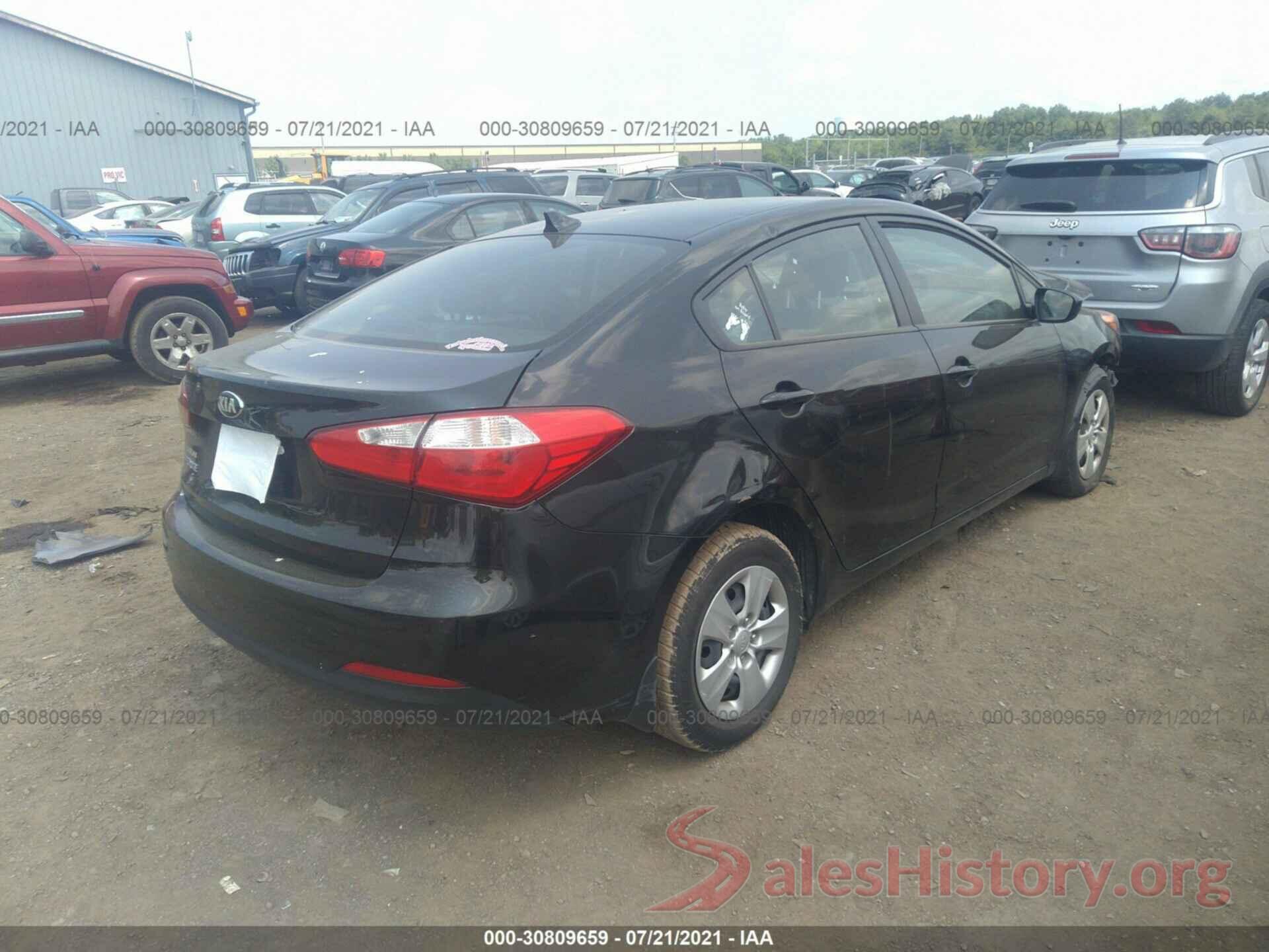 KNAFK4A63G5615215 2016 KIA FORTE