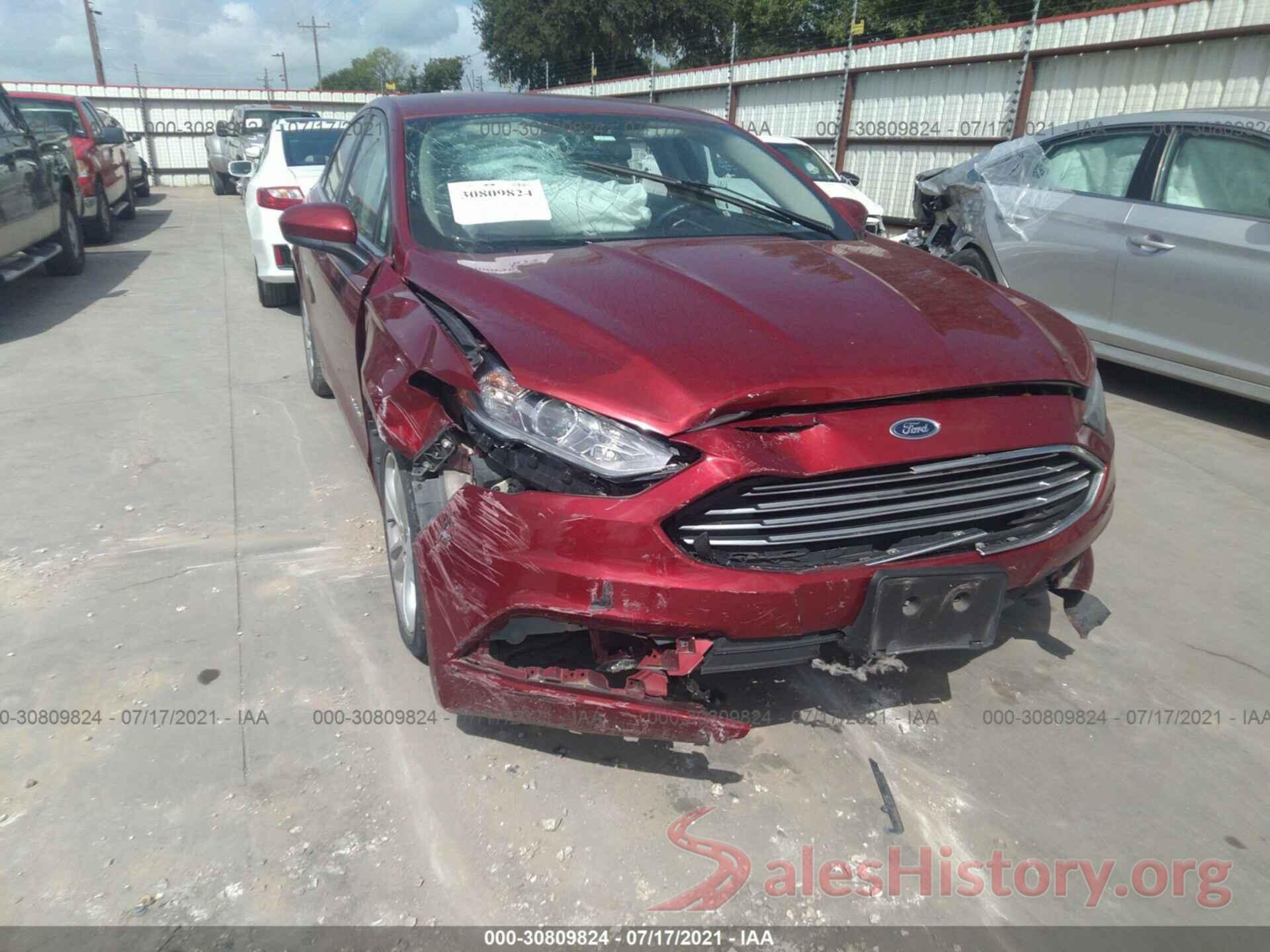 3FA6P0LU5JR141660 2018 FORD FUSION HYBRID