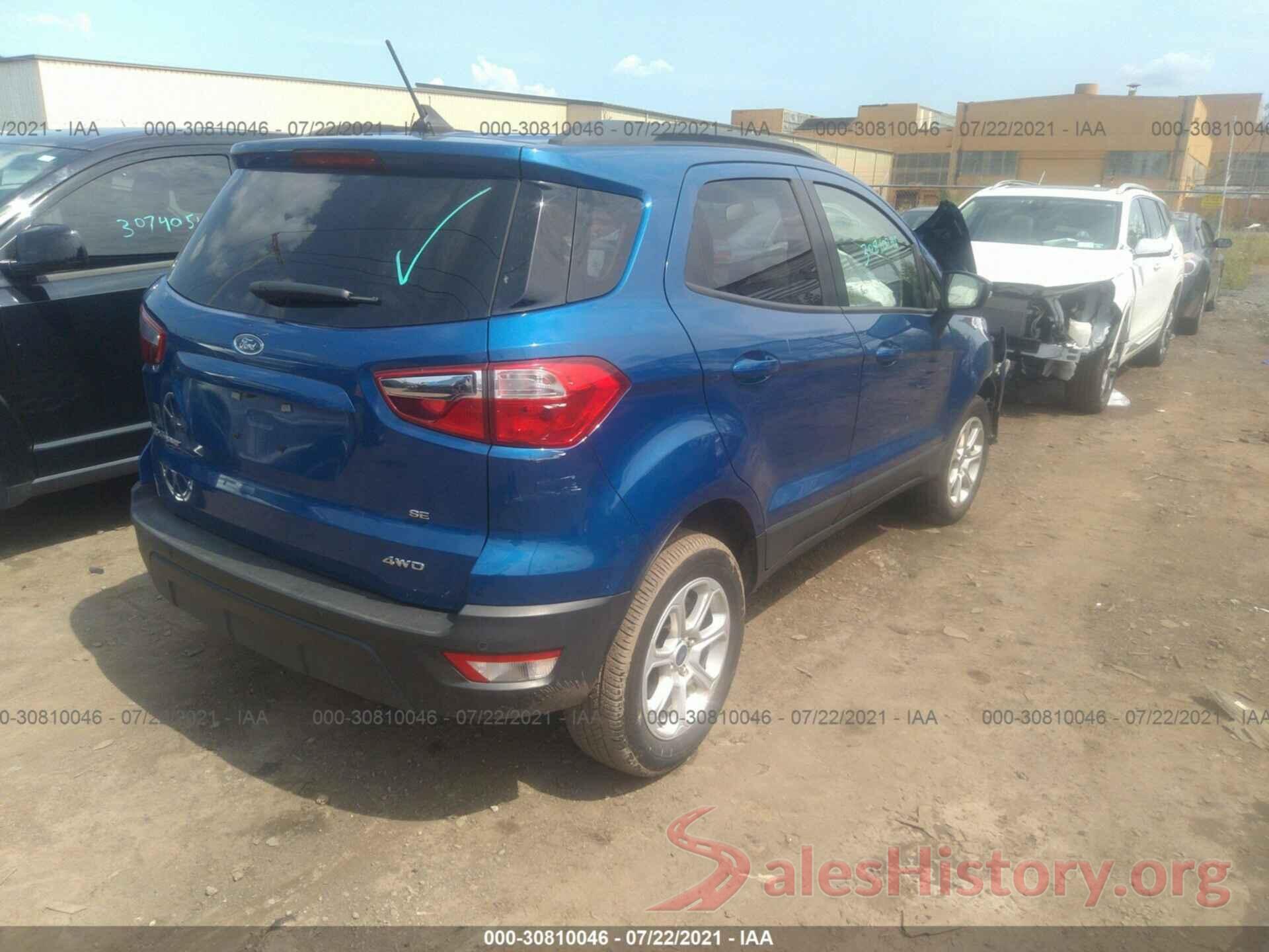 MAJ6S3GL7KC292923 2019 FORD ECOSPORT