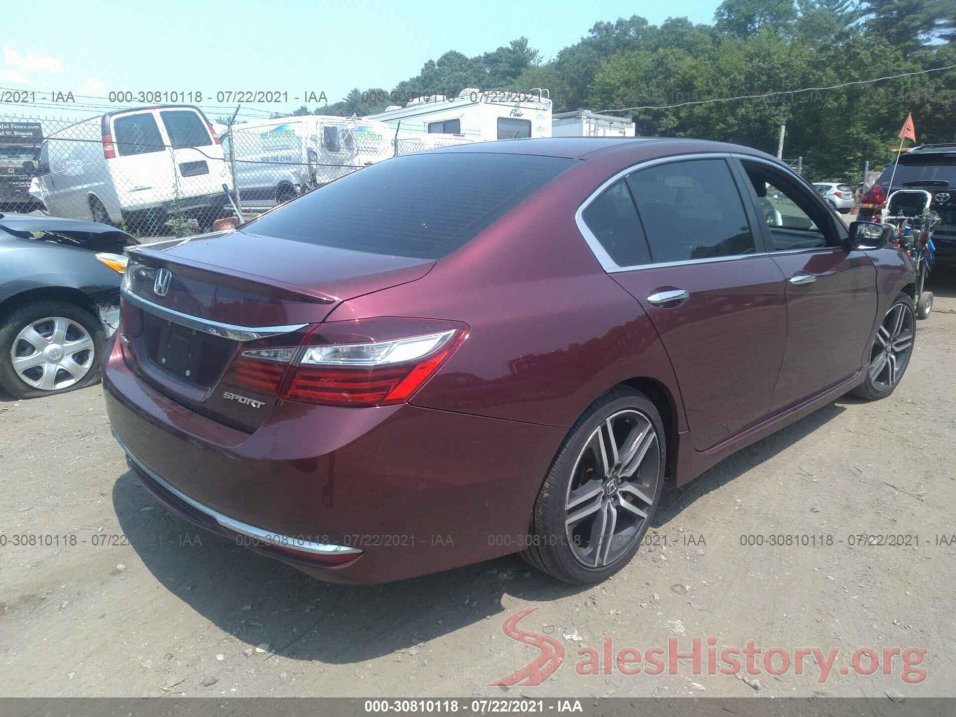 1HGCR2F59GA016348 2016 HONDA ACCORD SEDAN