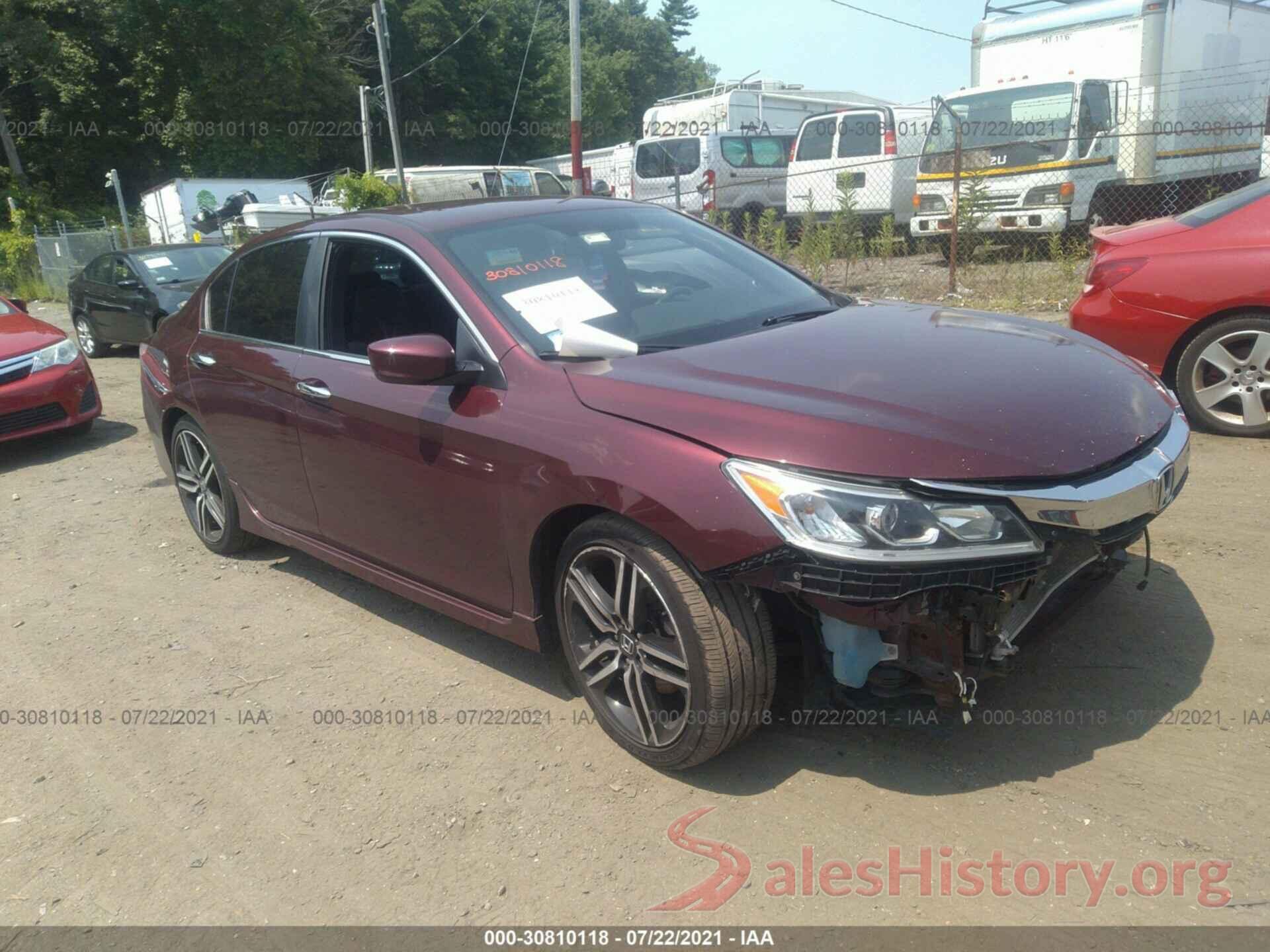 1HGCR2F59GA016348 2016 HONDA ACCORD SEDAN