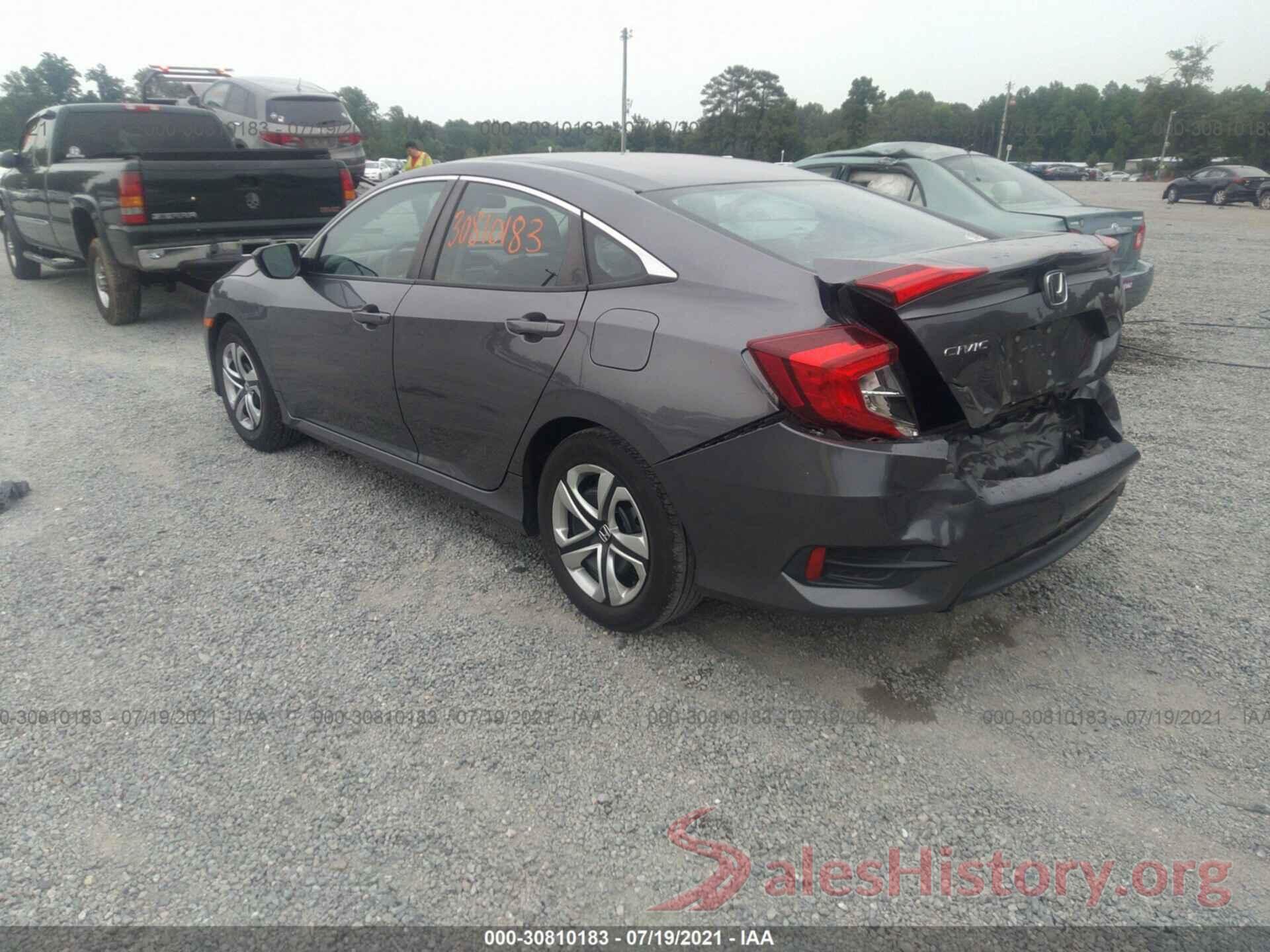 19XFC2F54GE031365 2016 HONDA CIVIC SEDAN