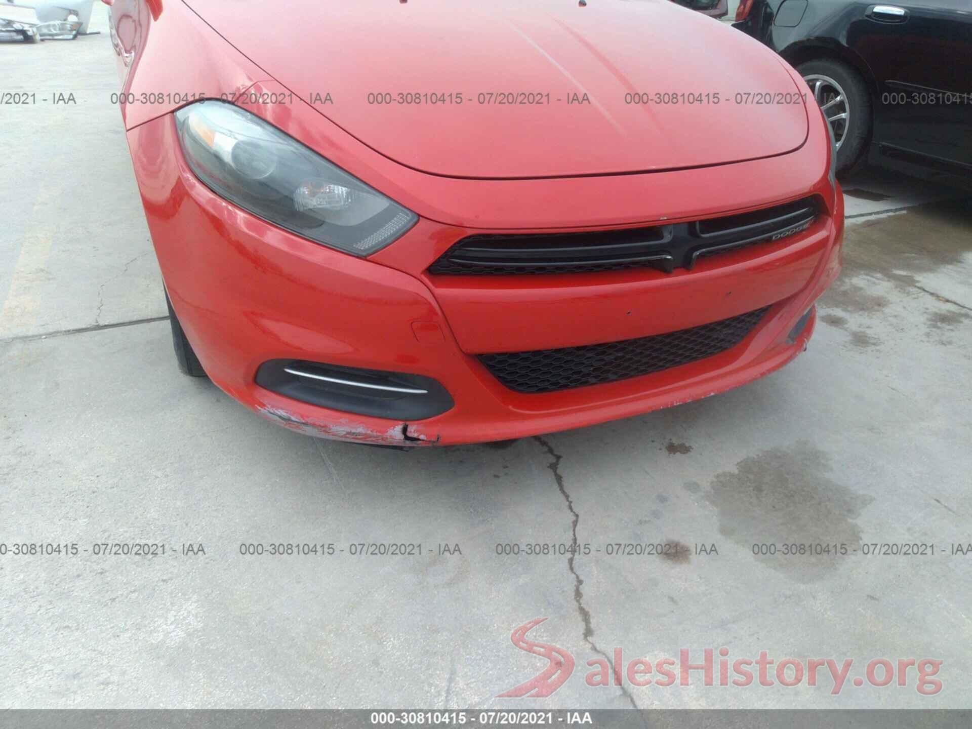 1C3CDFBB4GD667597 2016 DODGE DART