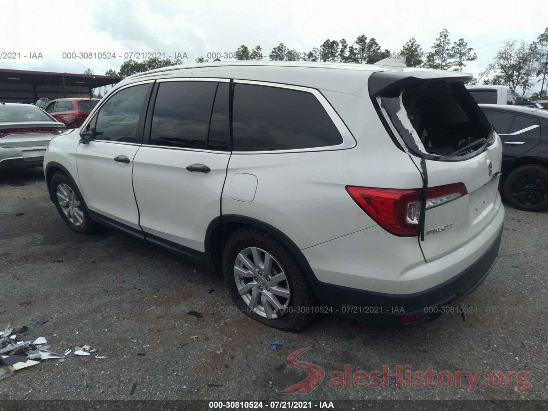 5FNYF5H13KB000509 2019 HONDA PILOT