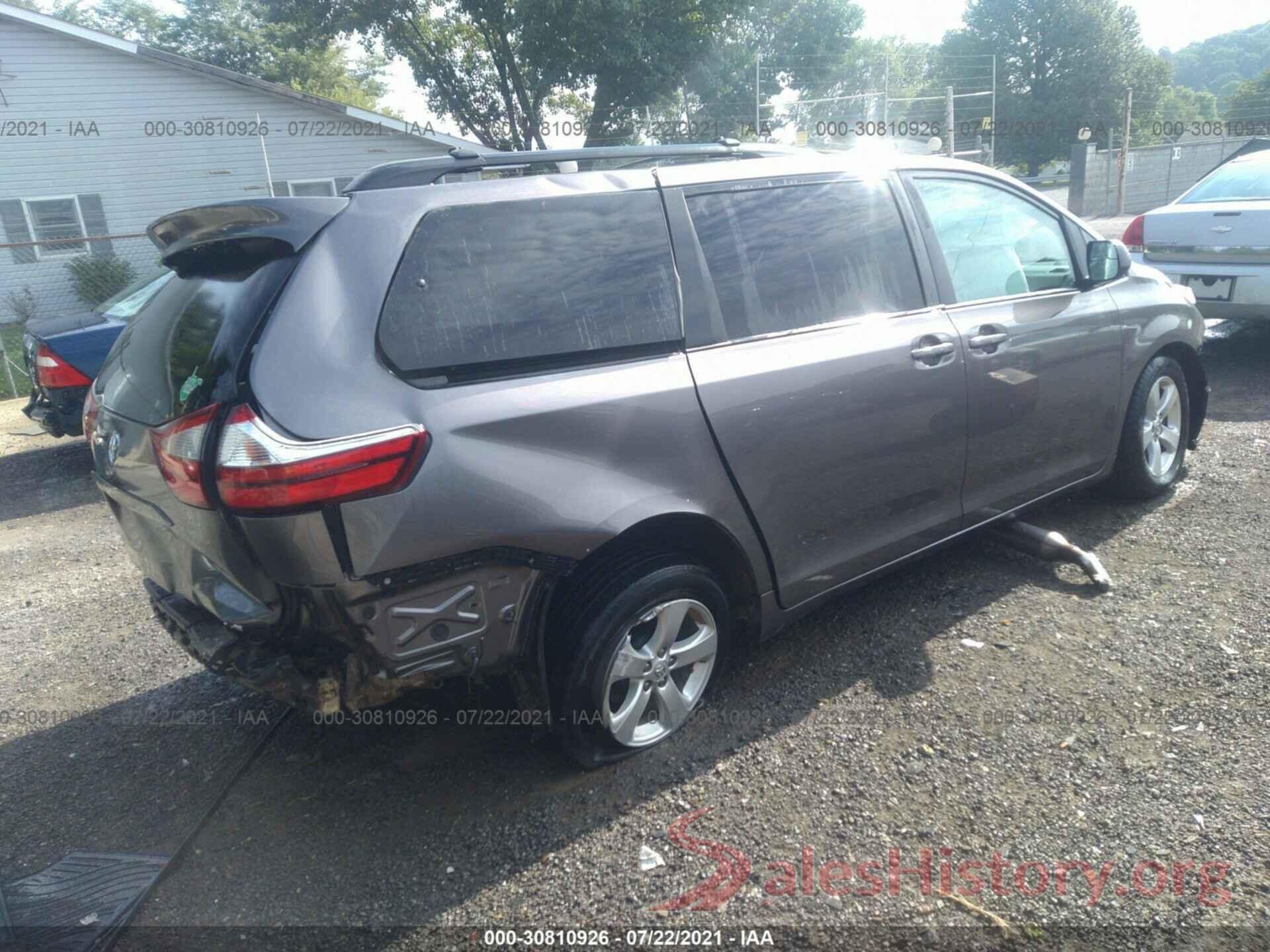 5TDKK3DC6GS738269 2016 TOYOTA SIENNA