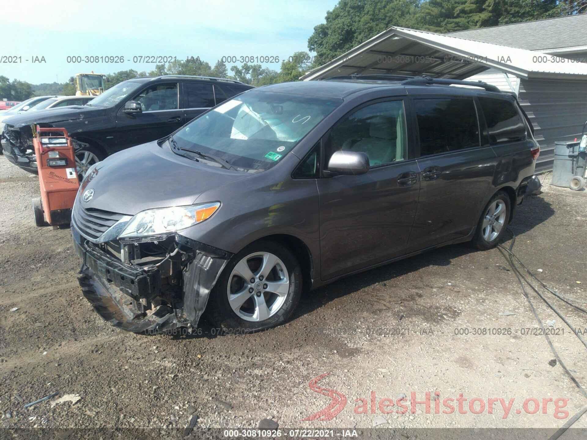 5TDKK3DC6GS738269 2016 TOYOTA SIENNA