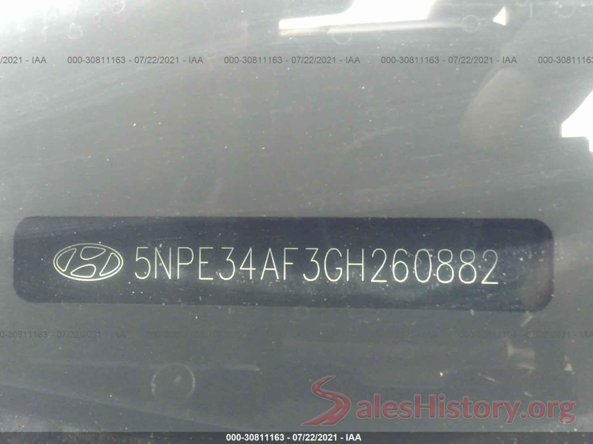 5NPE34AF3GH260882 2016 HYUNDAI SONATA