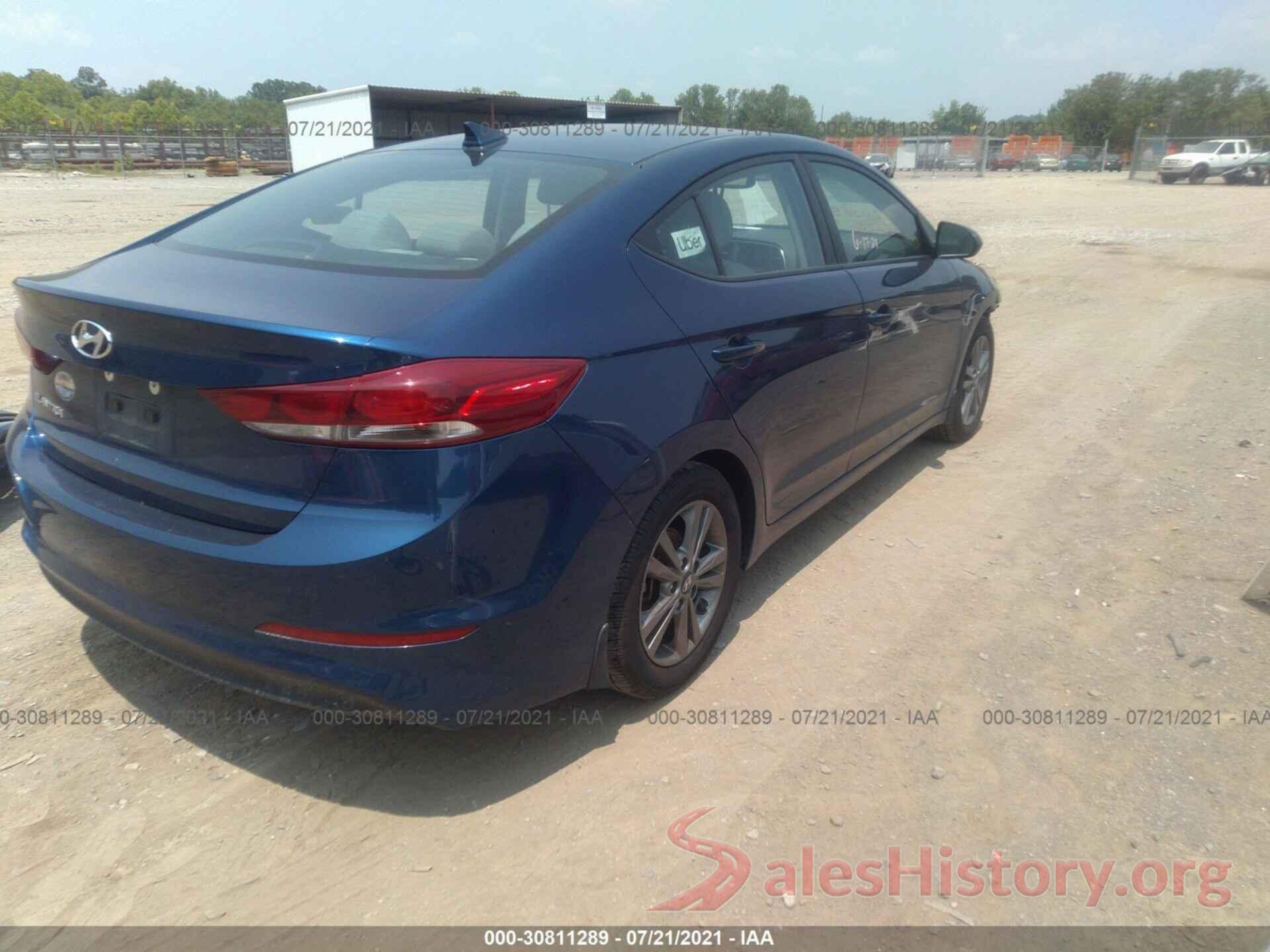 5NPD84LF8JH229998 2018 HYUNDAI ELANTRA