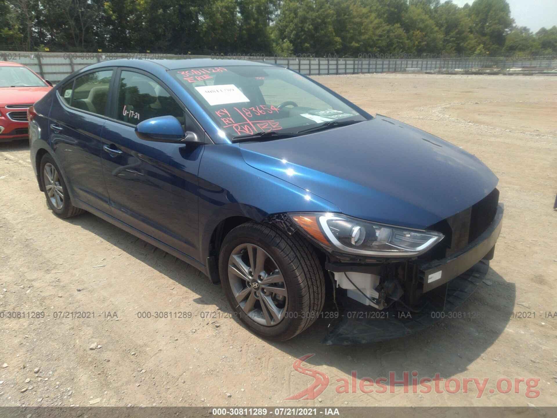 5NPD84LF8JH229998 2018 HYUNDAI ELANTRA