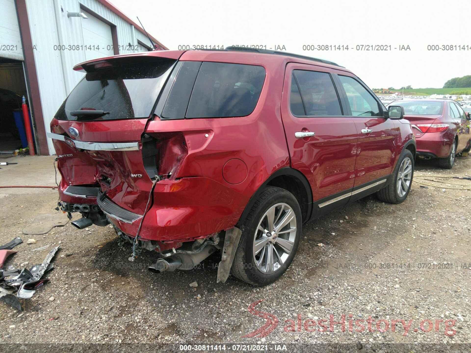 1FM5K8F82JGB40759 2018 FORD EXPLORER