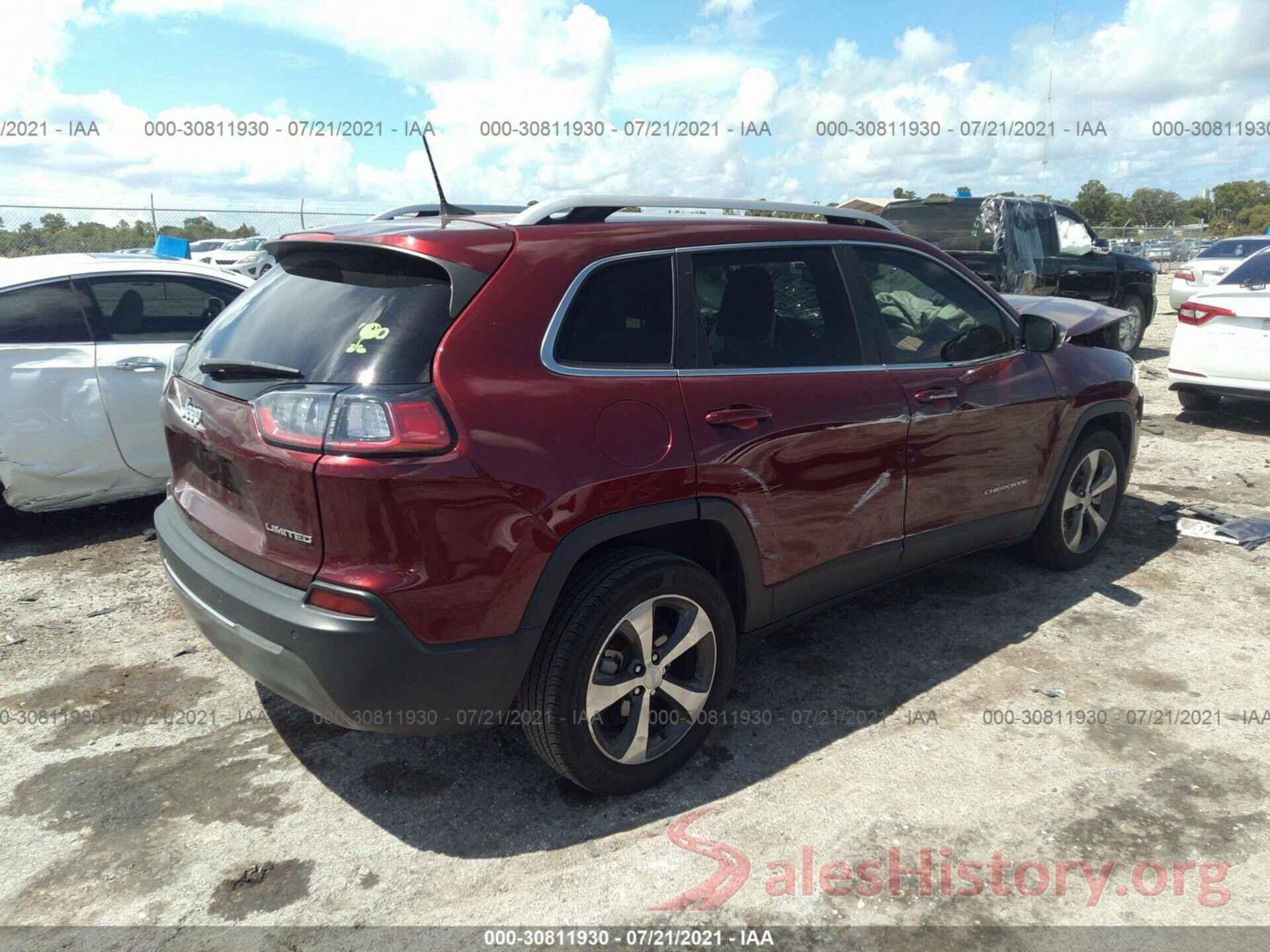 1C4PJLDB9KD326030 2019 JEEP CHEROKEE