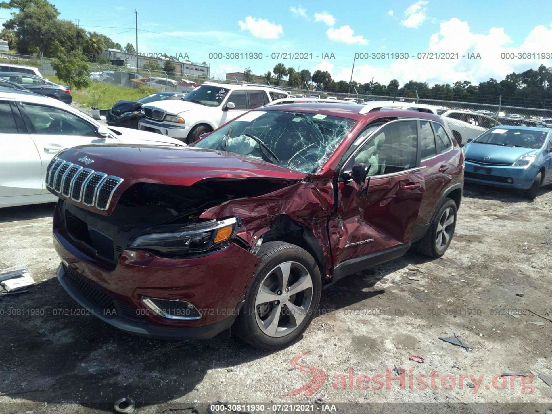 1C4PJLDB9KD326030 2019 JEEP CHEROKEE