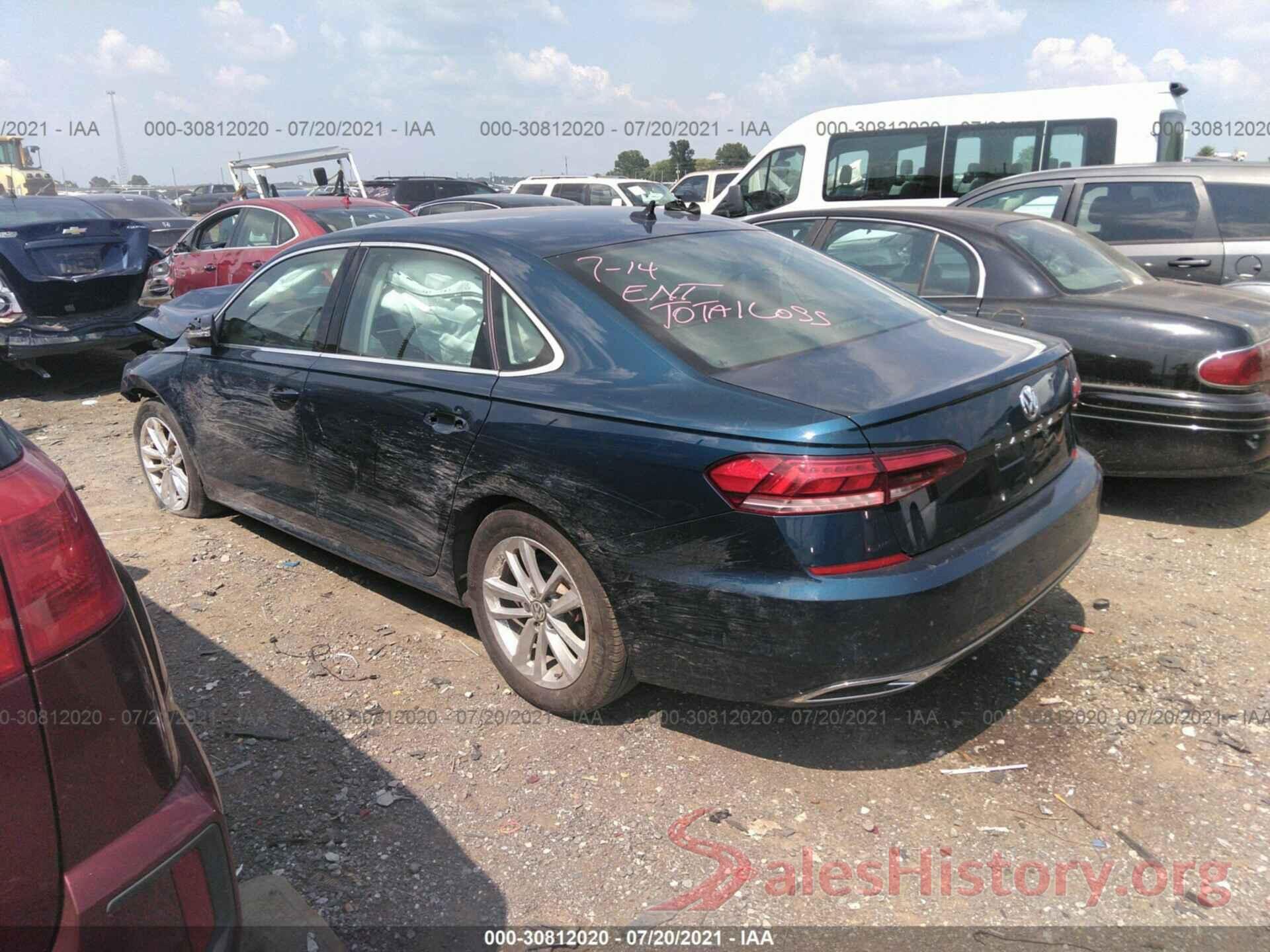 1VWSA7A39LC008895 2020 VOLKSWAGEN PASSAT