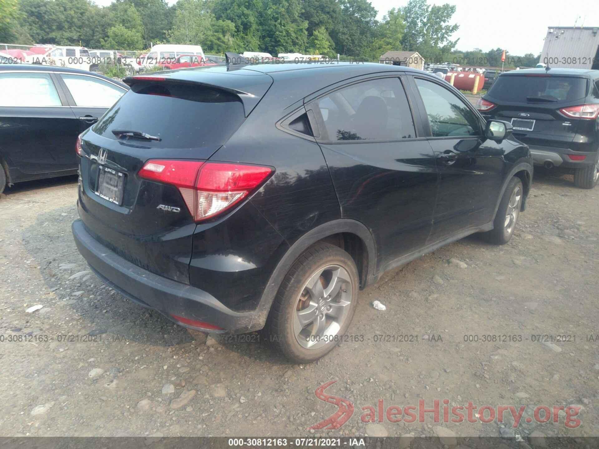 3CZRU6H51GM765430 2016 HONDA HR-V