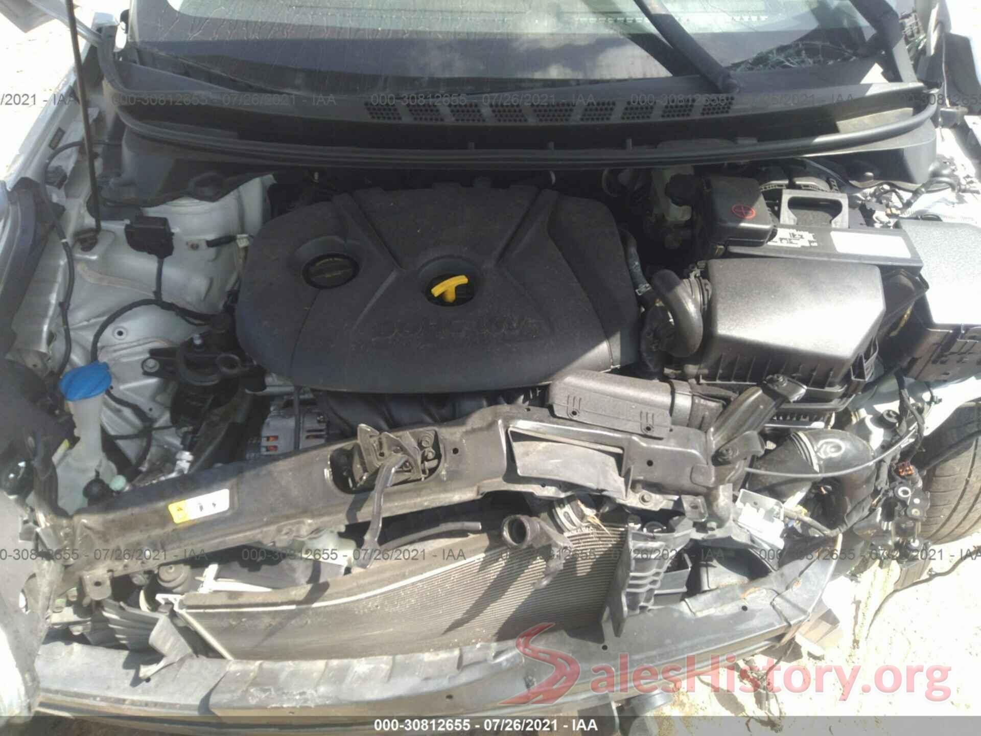 5NPDH4AE8GH765885 2016 HYUNDAI ELANTRA