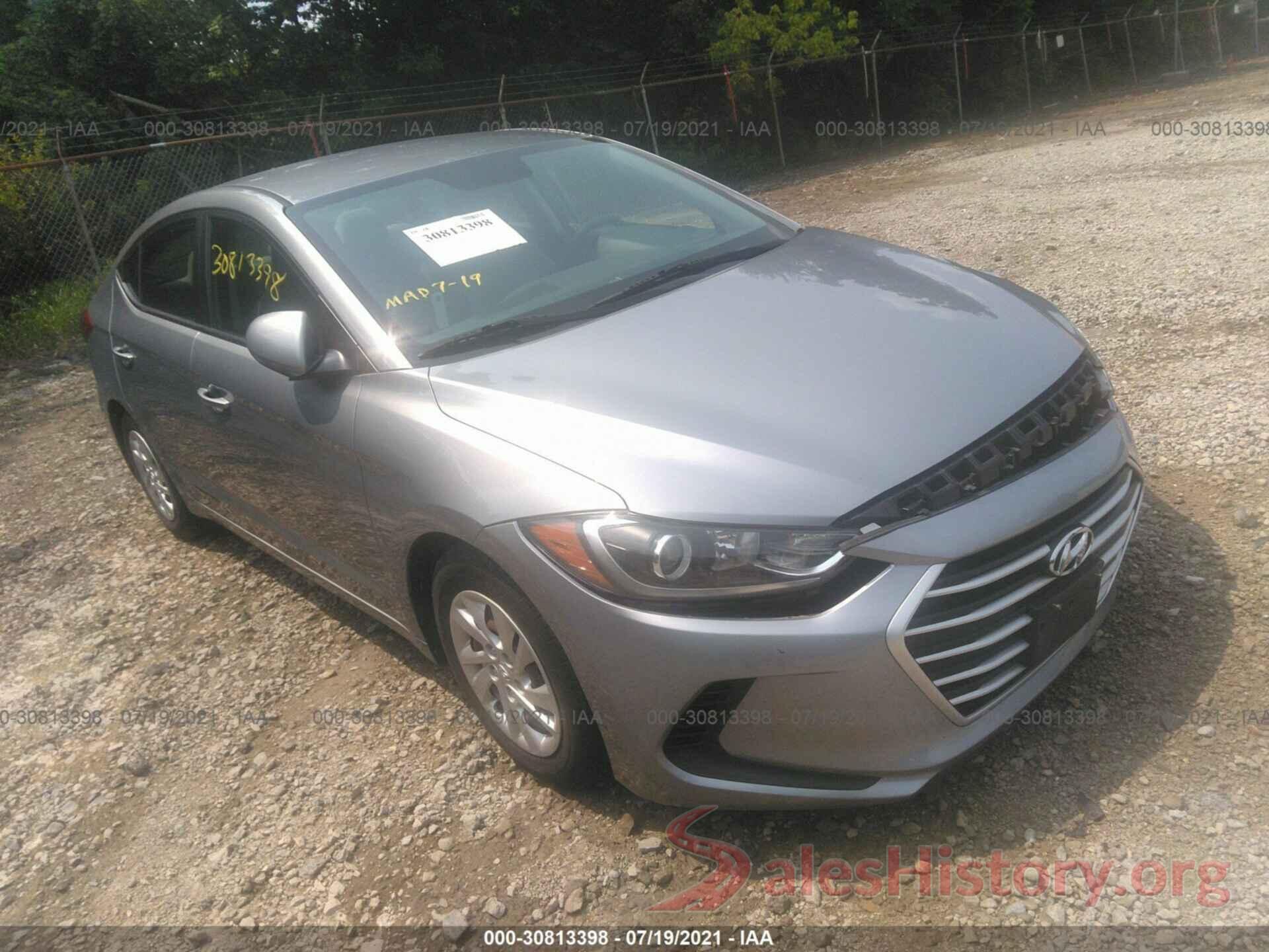 5NPD74LF7HH112247 2017 HYUNDAI ELANTRA