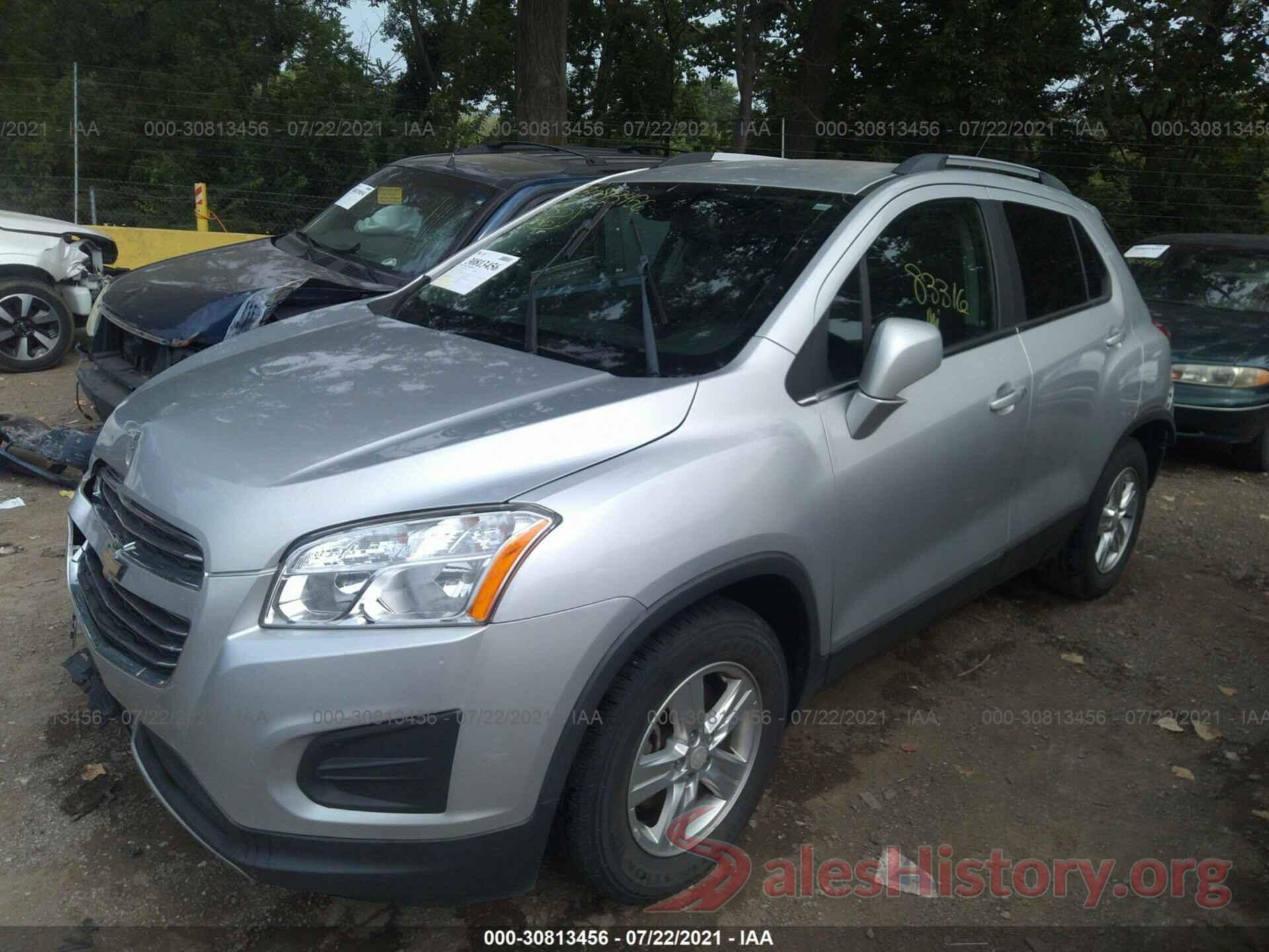 3GNCJLSB8GL202843 2016 CHEVROLET TRAX