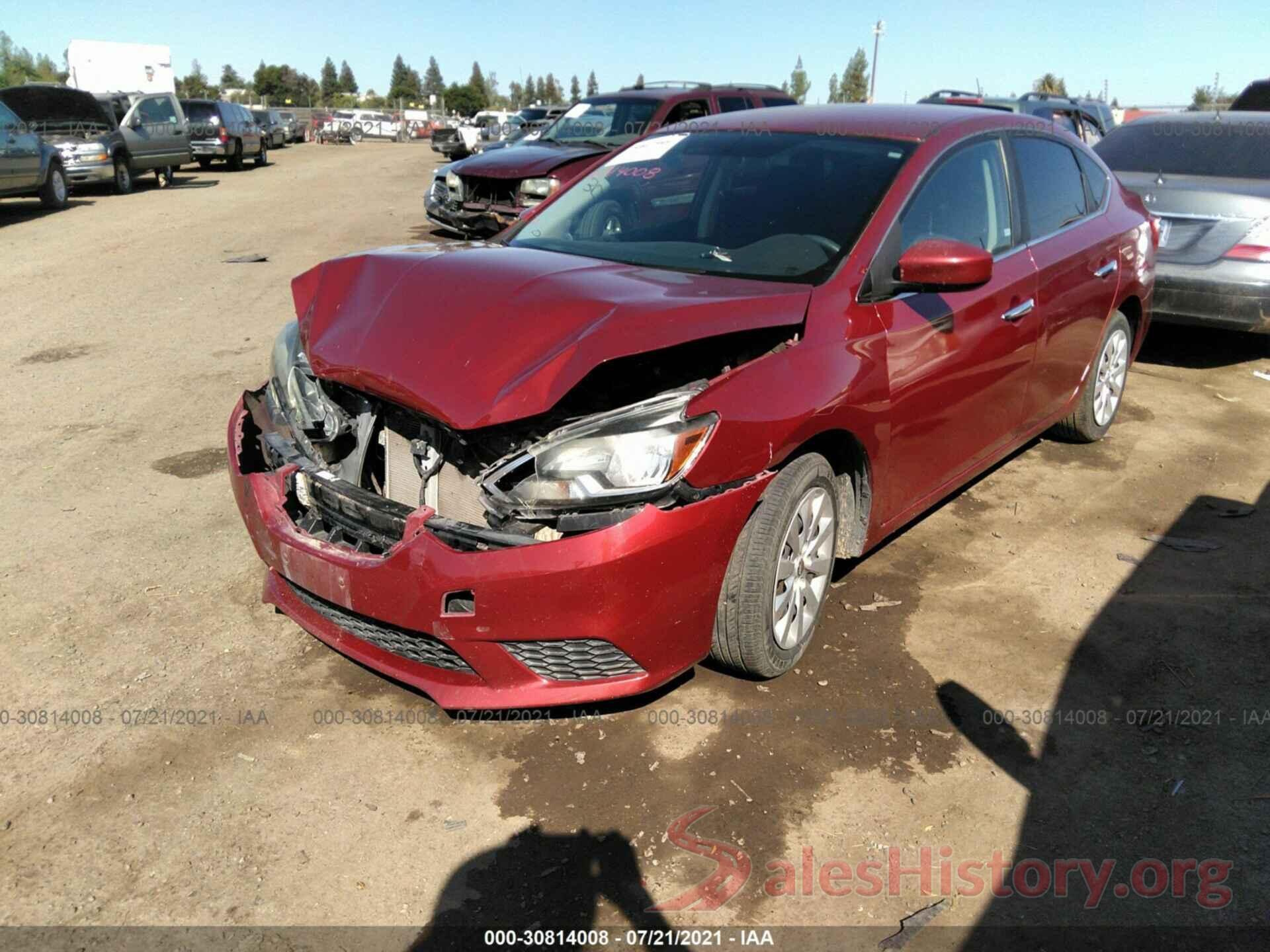 3N1AB7AP1GY234010 2016 NISSAN SENTRA