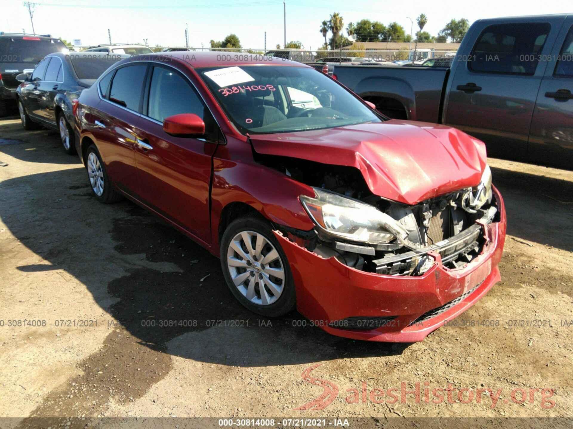 3N1AB7AP1GY234010 2016 NISSAN SENTRA