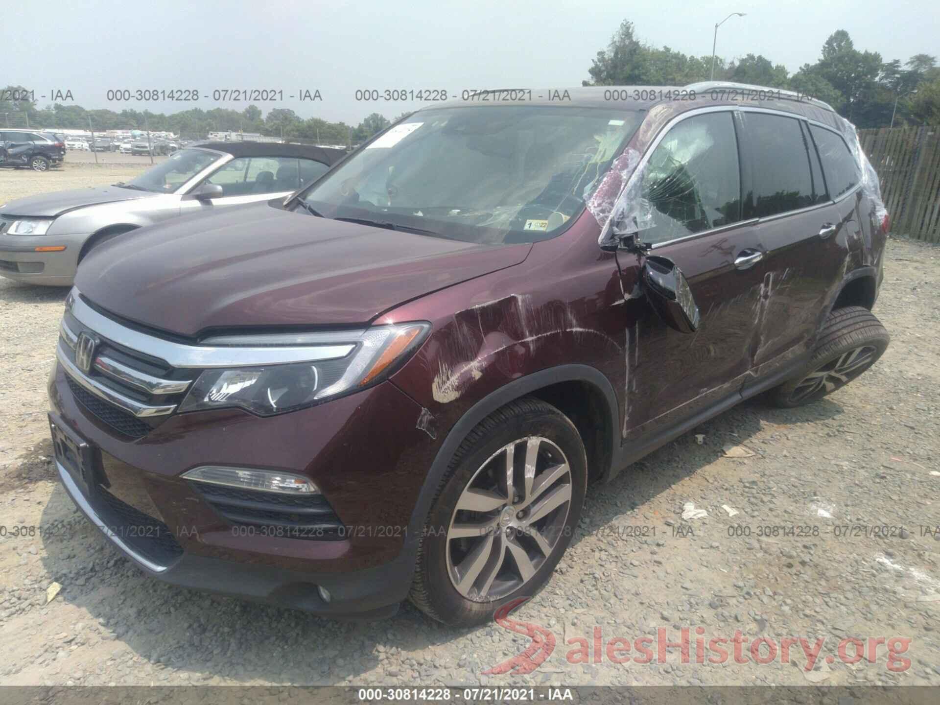 5FNYF6H91HB014011 2017 HONDA PILOT