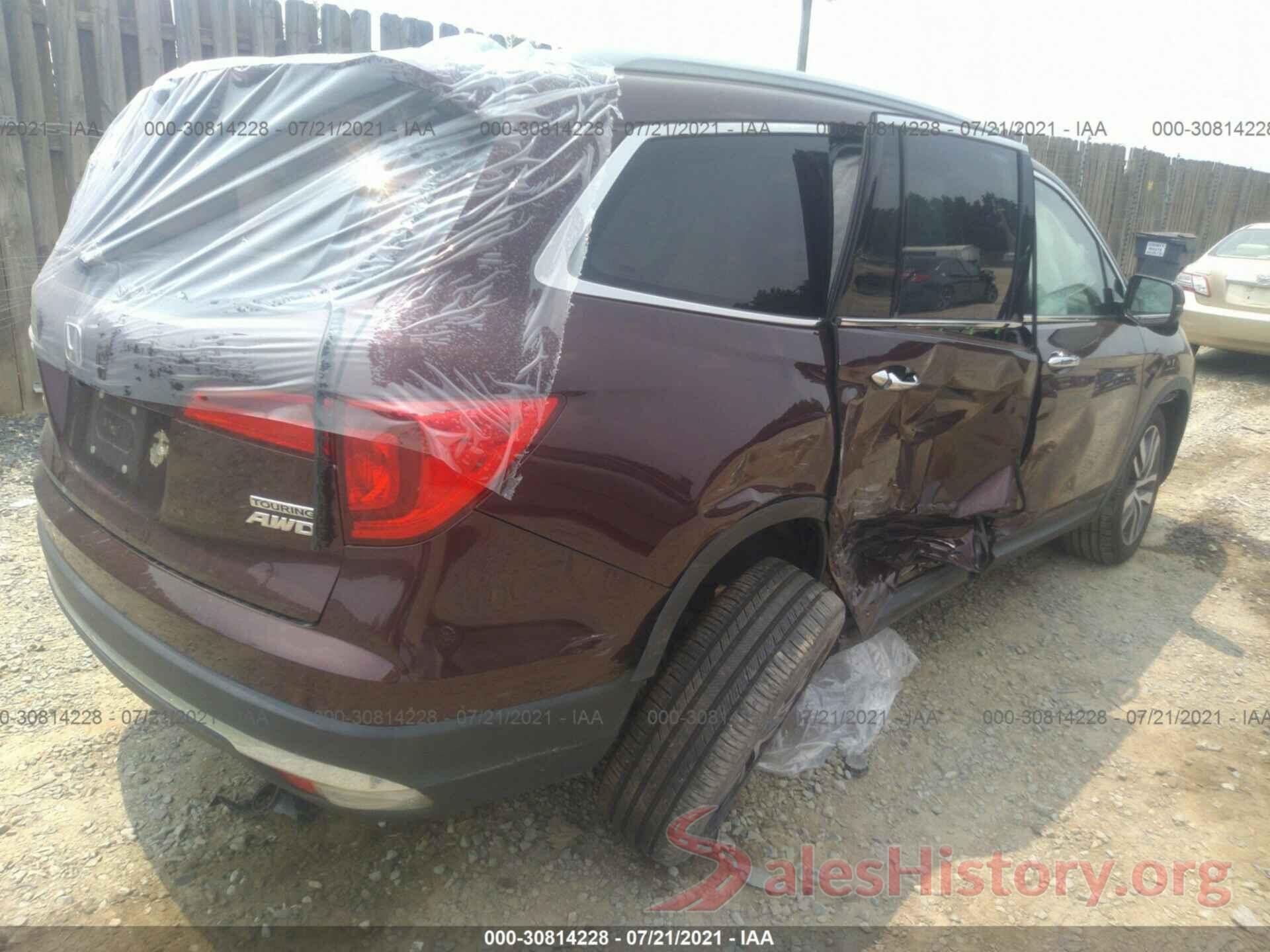 5FNYF6H91HB014011 2017 HONDA PILOT