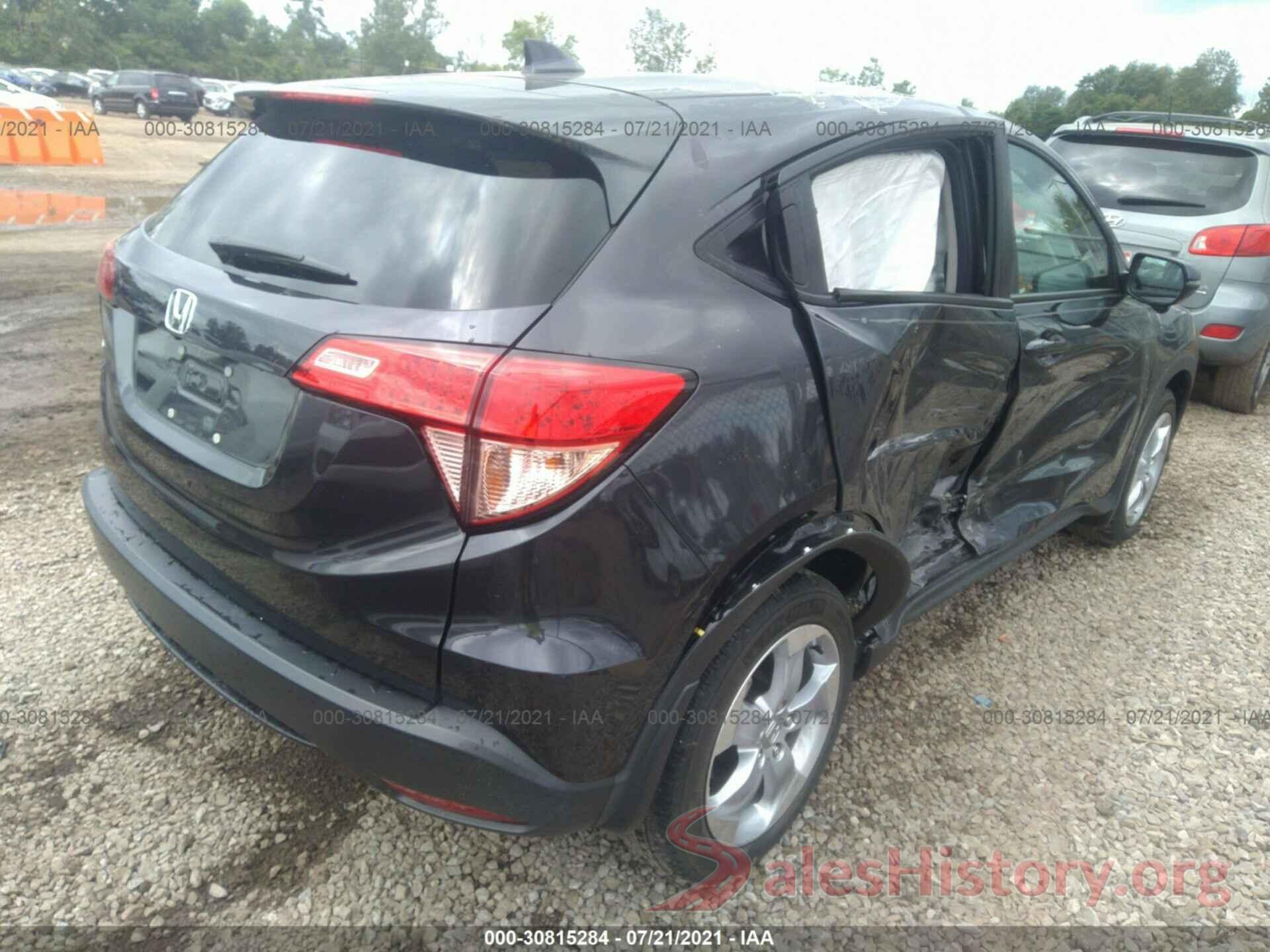 3CZRU5H56GM714452 2016 HONDA HR-V