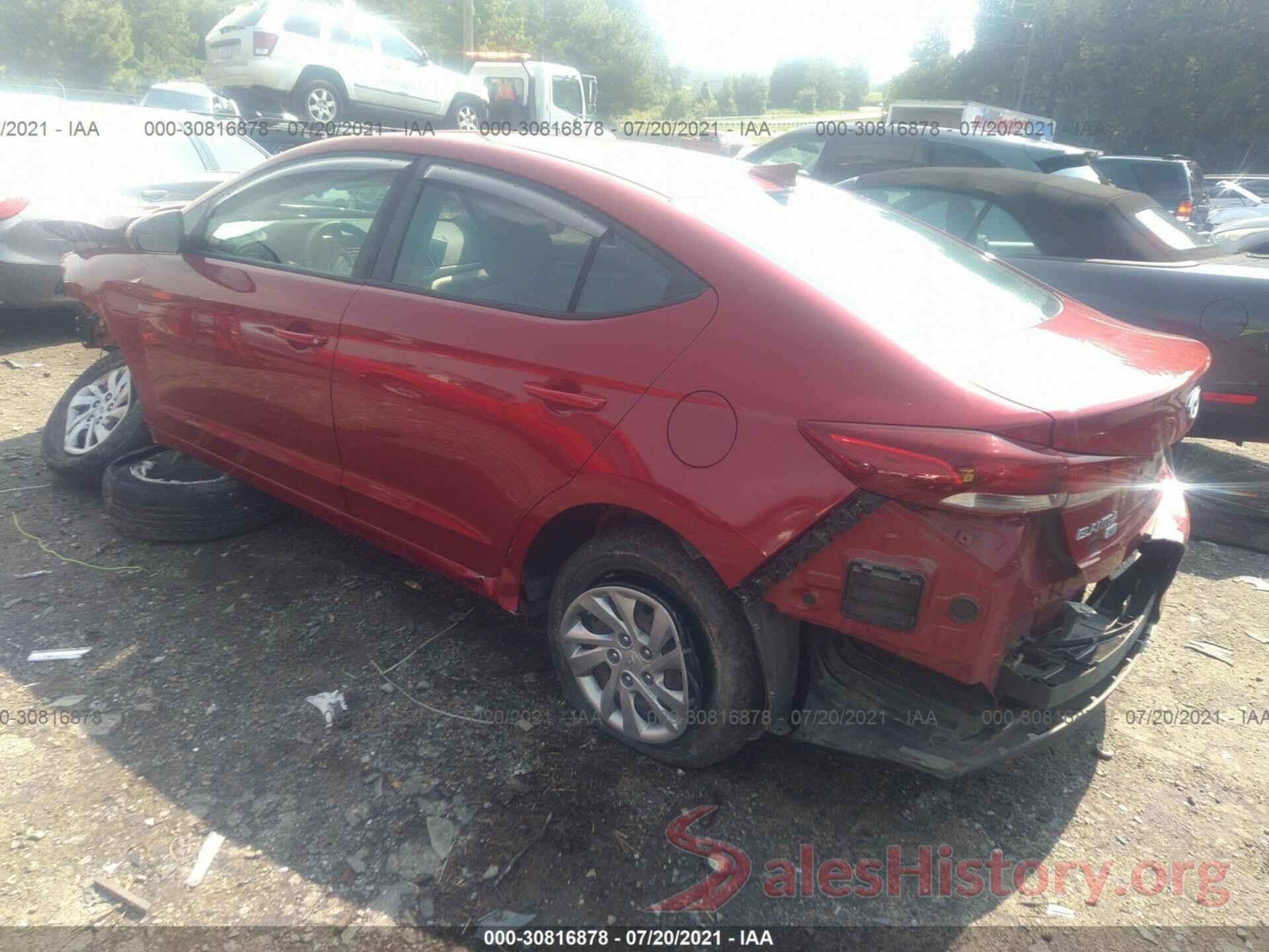 KMHD74LF6HU367571 2017 HYUNDAI ELANTRA