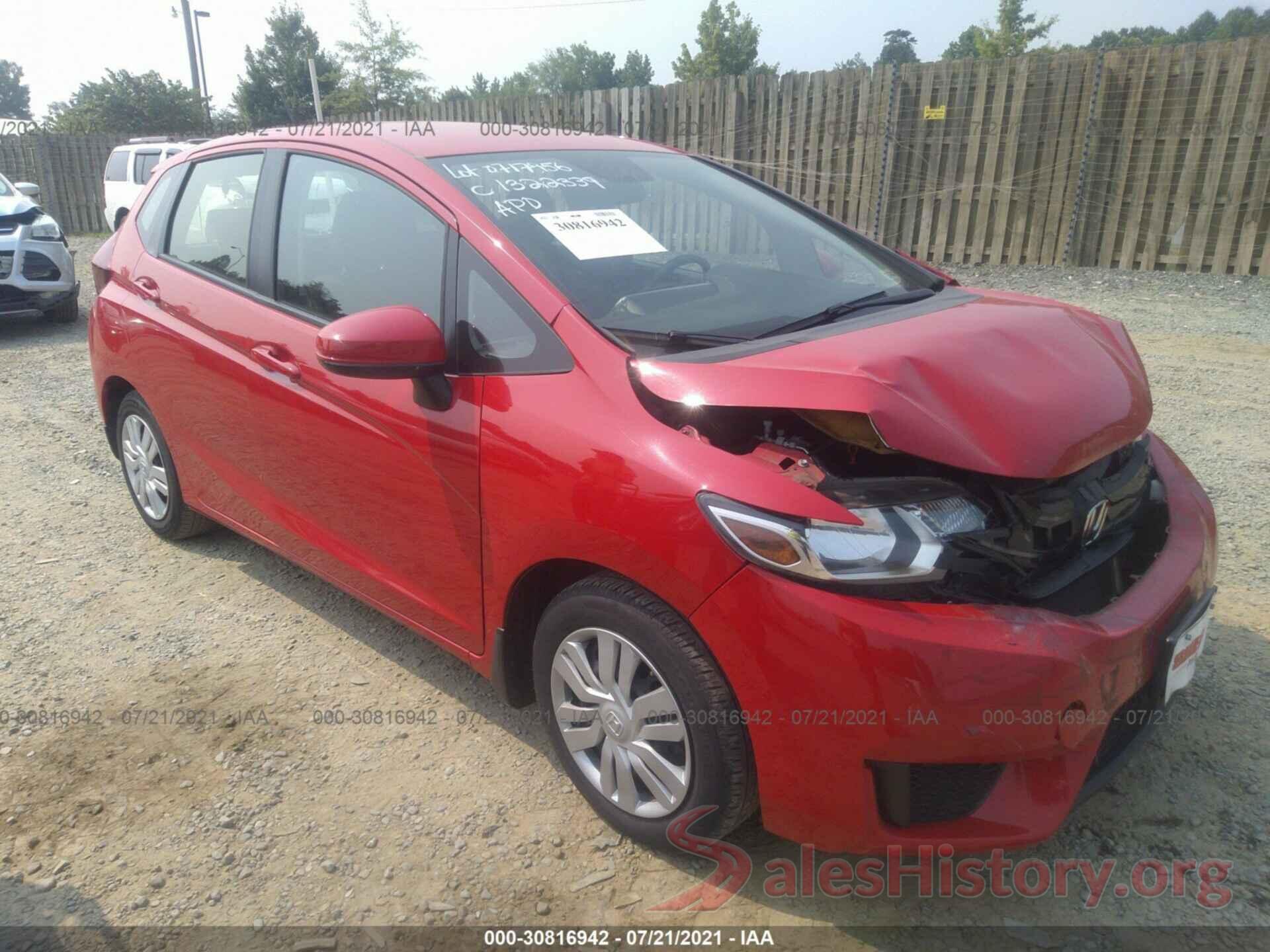 JHMGK5H5XGX035330 2016 HONDA FIT