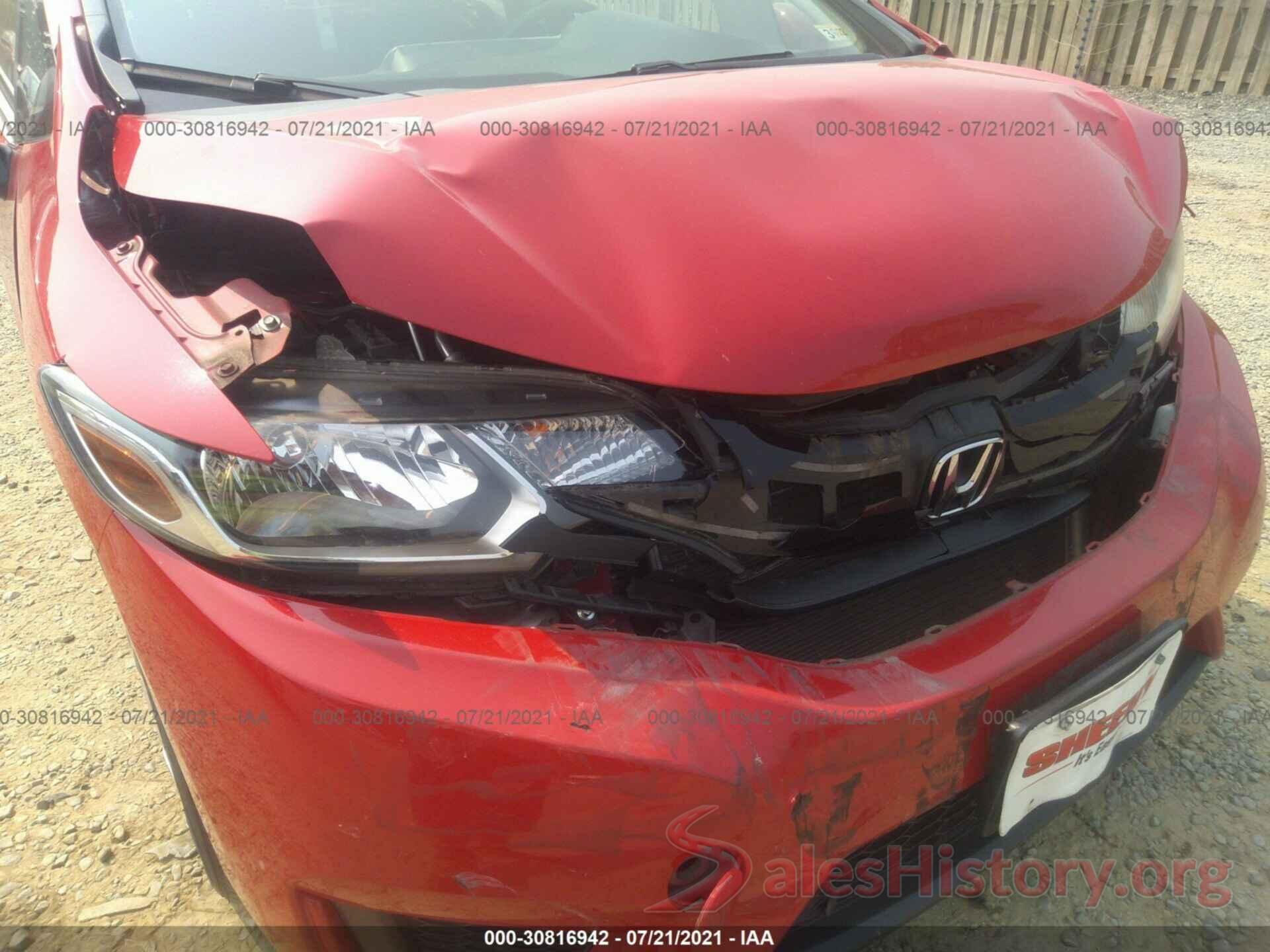 JHMGK5H5XGX035330 2016 HONDA FIT