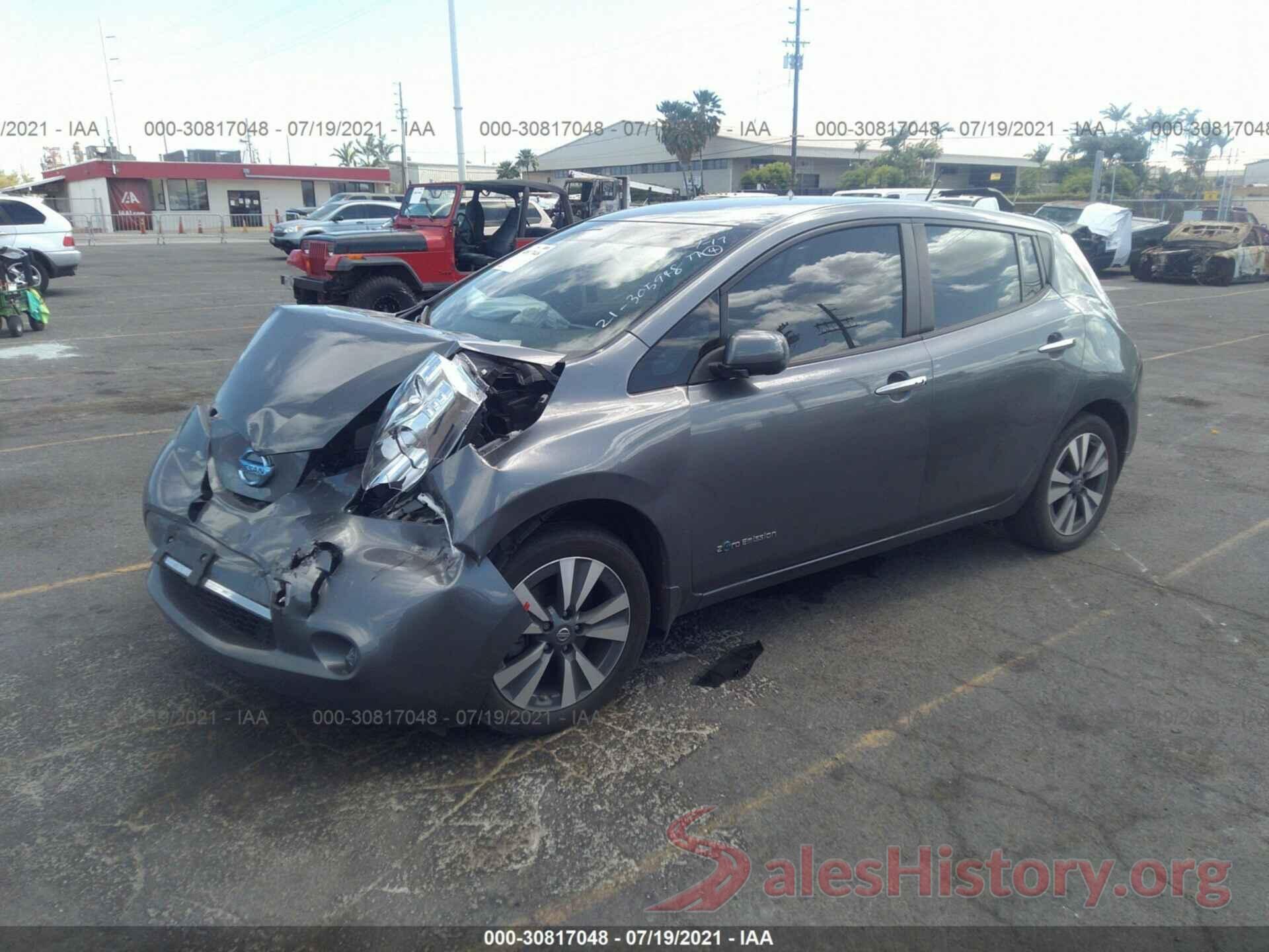 1N4BZ0CP7HC306331 2017 NISSAN LEAF