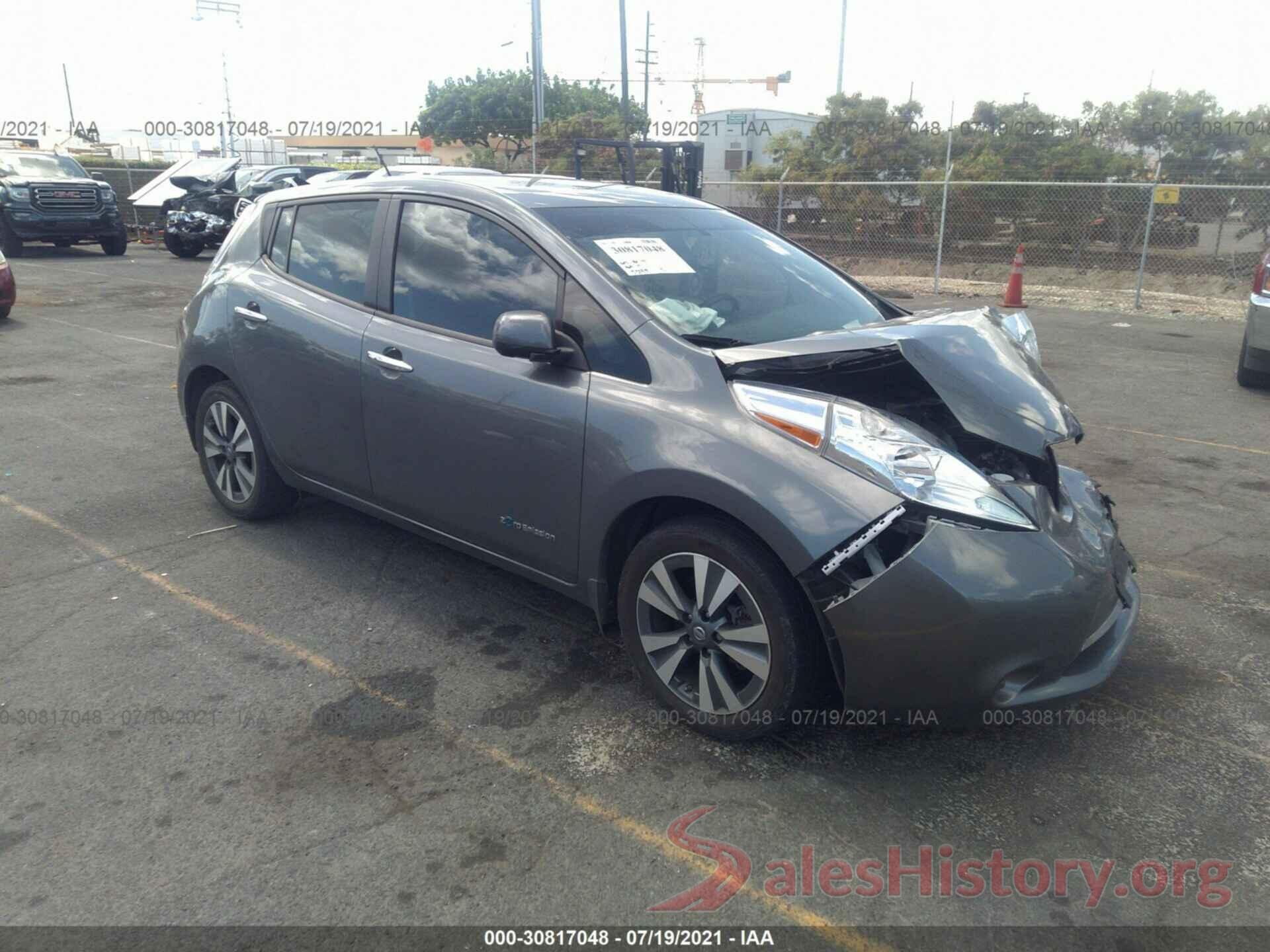 1N4BZ0CP7HC306331 2017 NISSAN LEAF