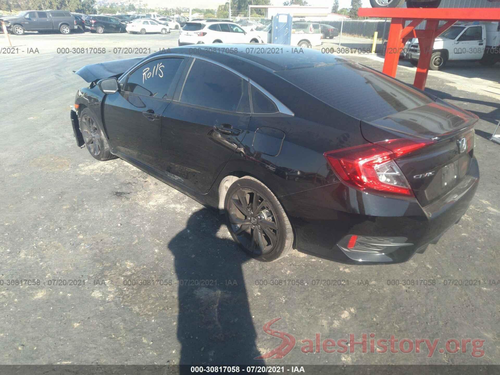 19XFC2F80KE206892 2019 HONDA CIVIC SEDAN