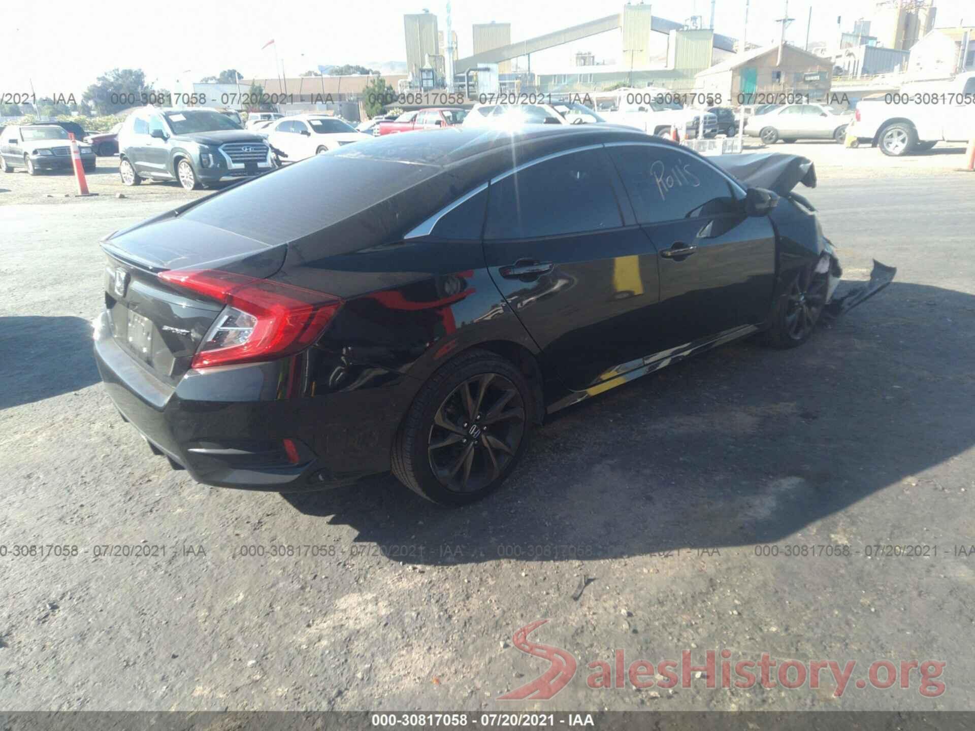 19XFC2F80KE206892 2019 HONDA CIVIC SEDAN