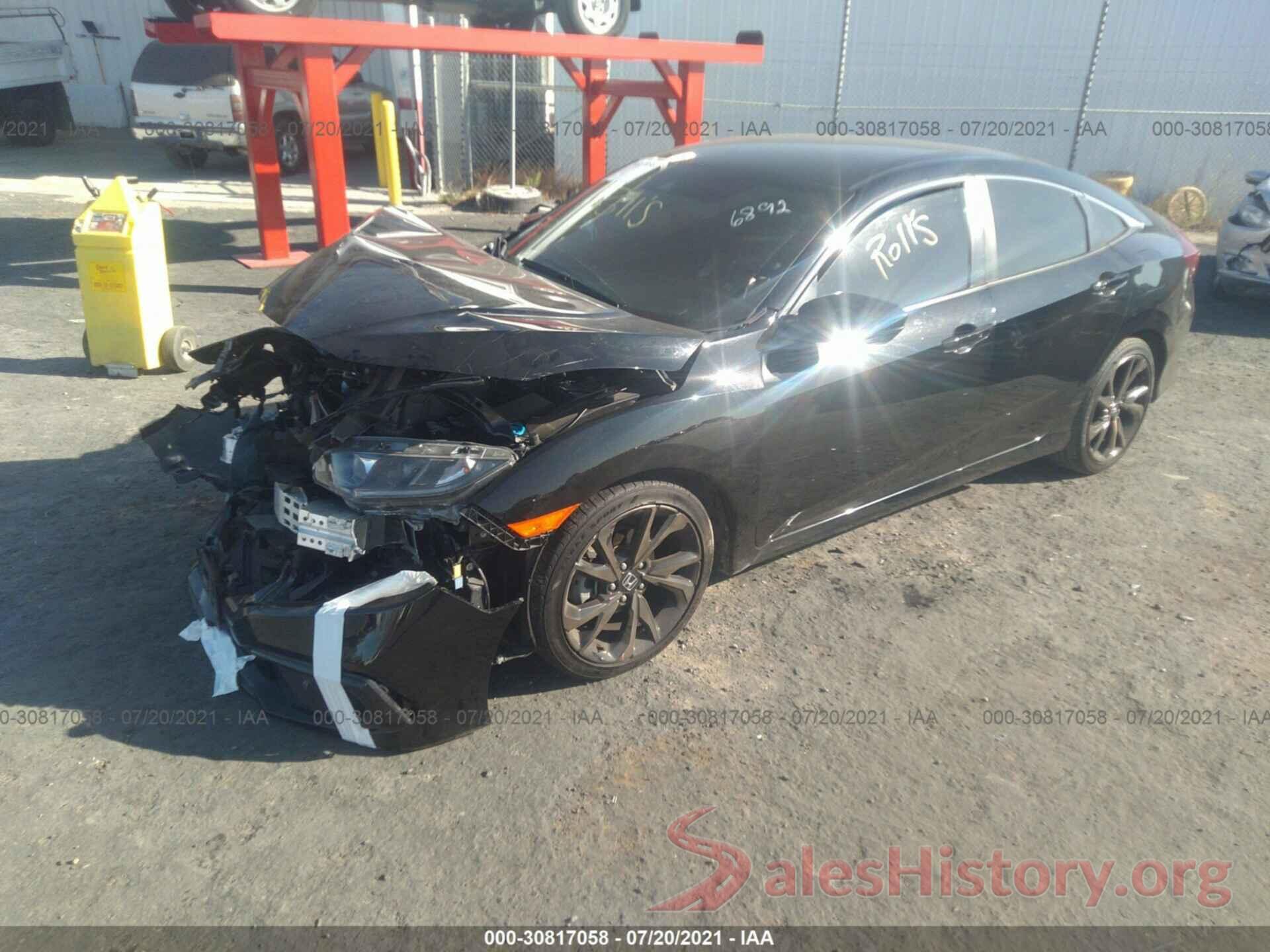 19XFC2F80KE206892 2019 HONDA CIVIC SEDAN