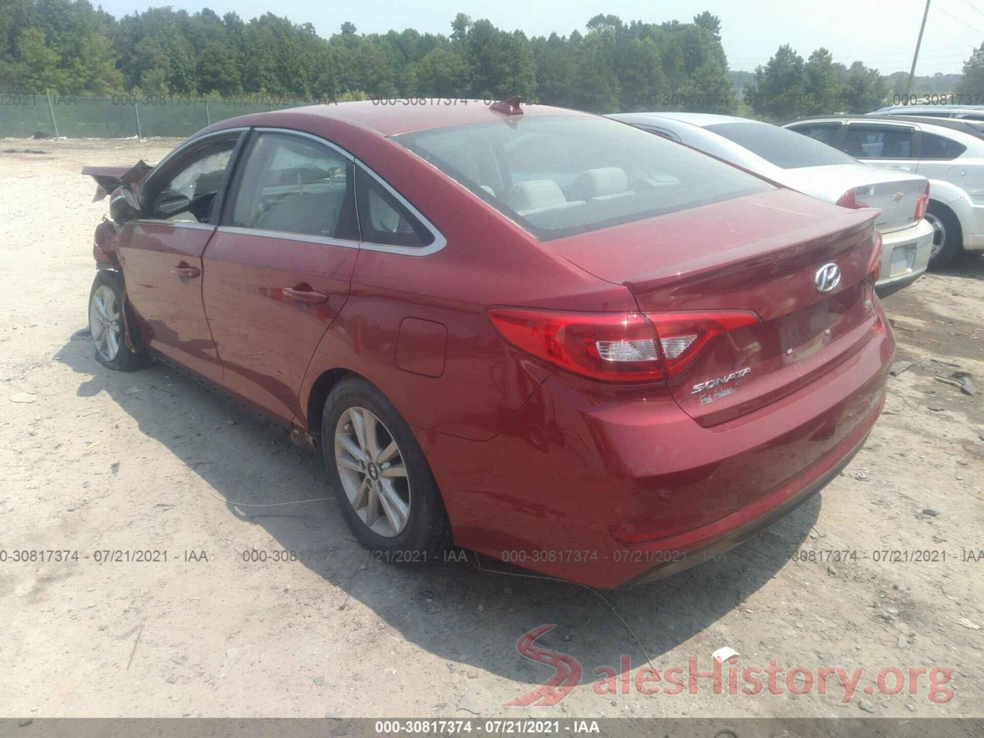 5NPE24AA8GH430712 2016 HYUNDAI SONATA