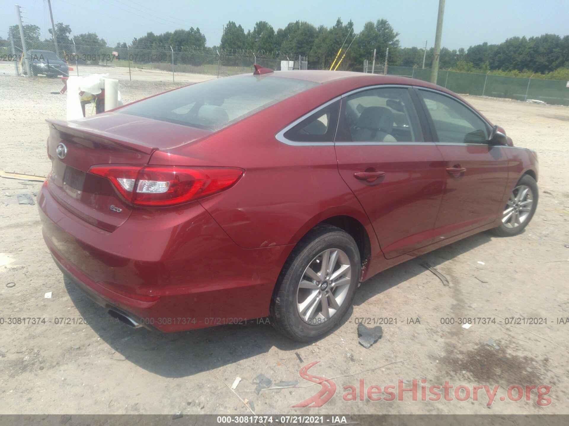 5NPE24AA8GH430712 2016 HYUNDAI SONATA