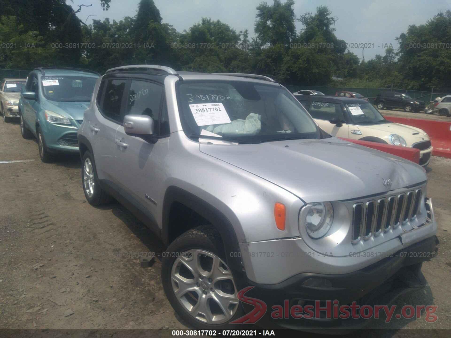 ZACCJBDT2GPE14900 2016 JEEP RENEGADE