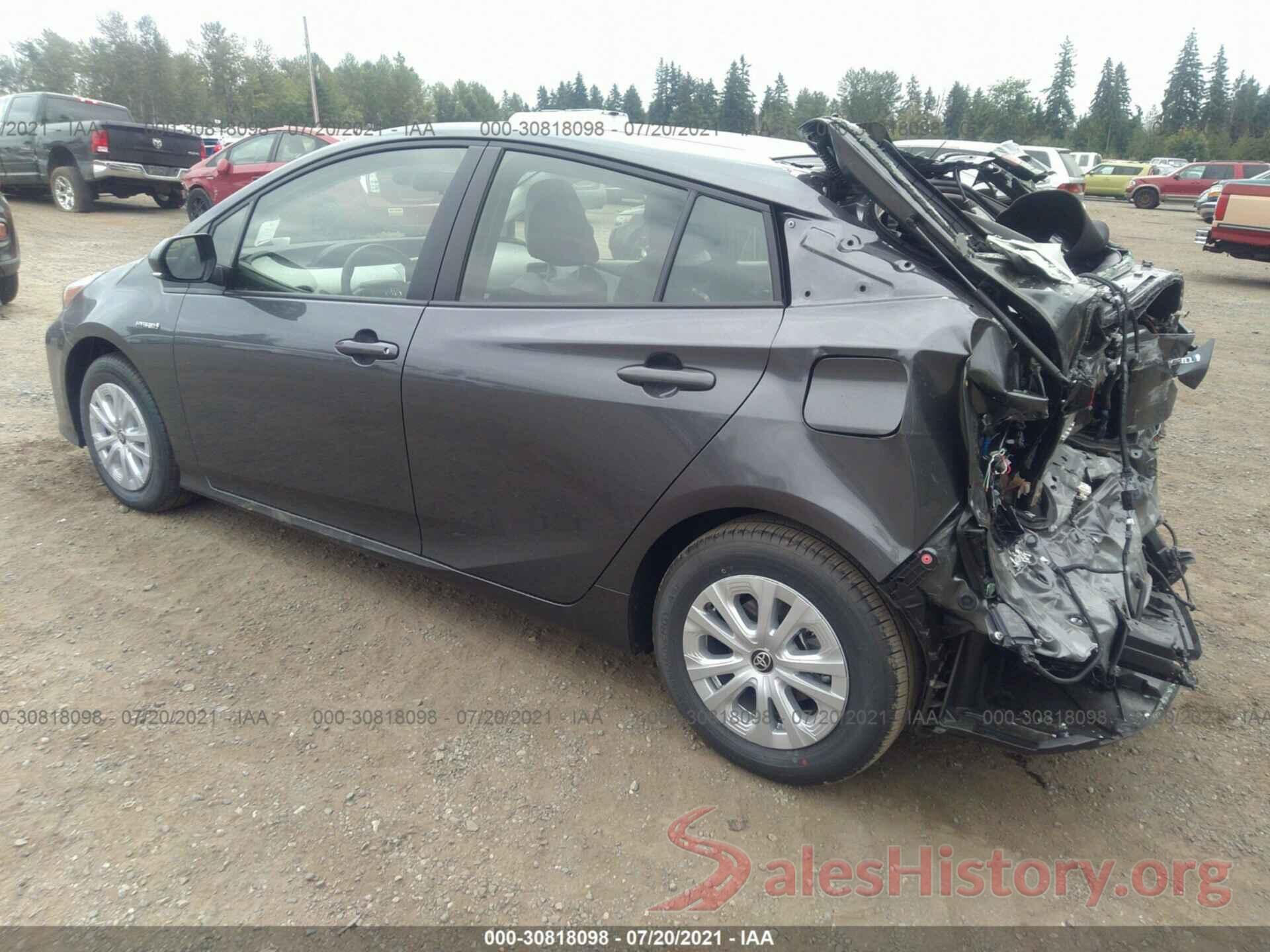 JTDKAMFU7M3149257 2021 TOYOTA PRIUS