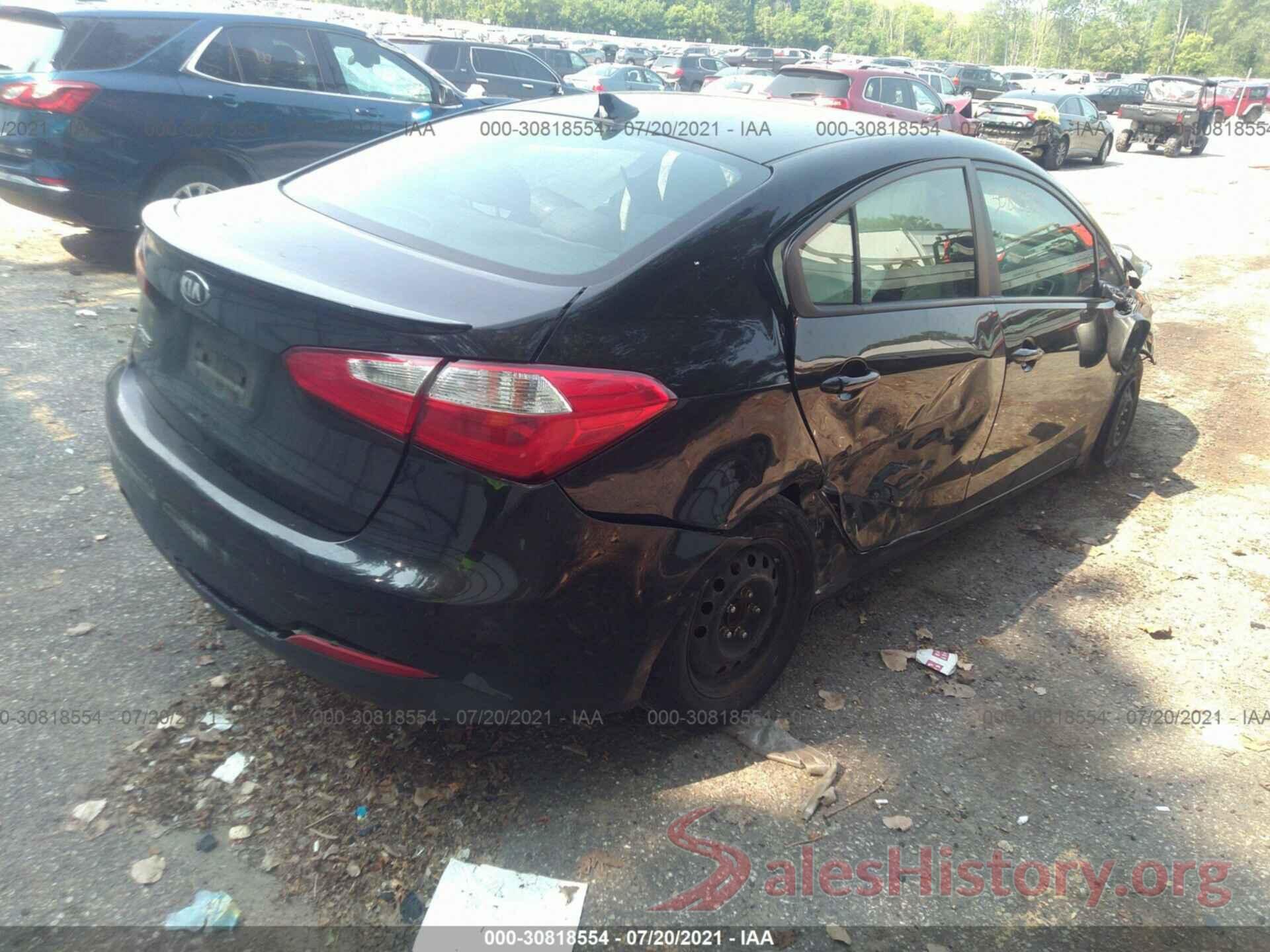 KNAFX4A60G5555816 2016 KIA FORTE