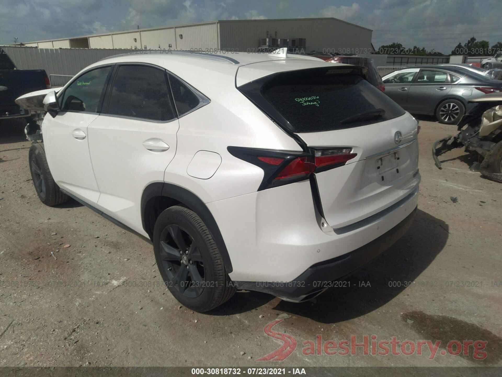 JTJYARBZ3H2070637 2017 LEXUS NX