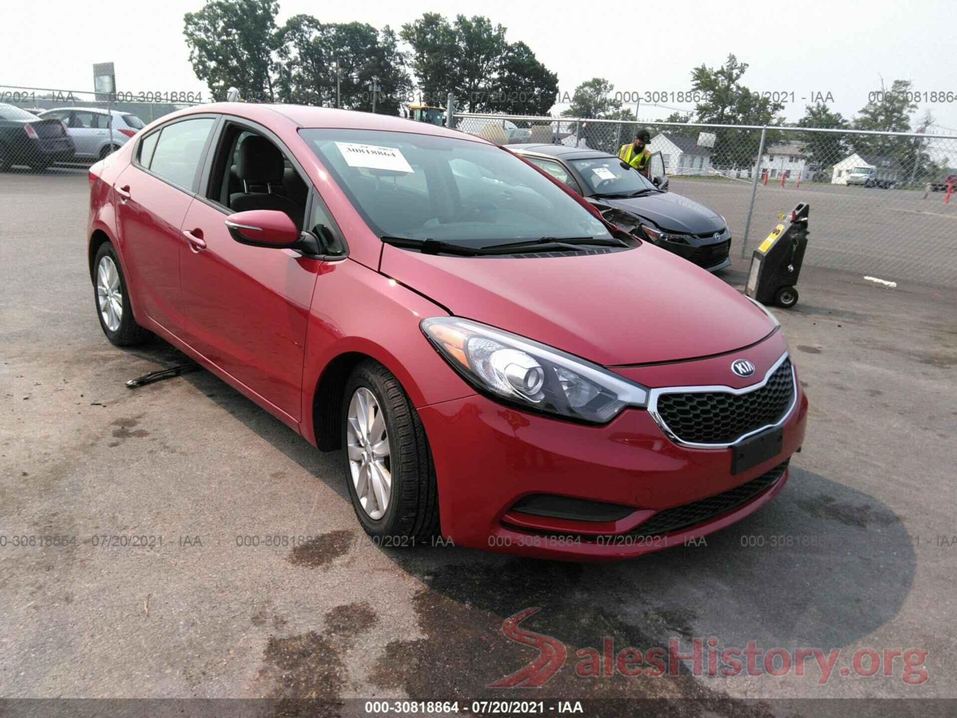 KNAFX4A65G5469854 2016 KIA FORTE