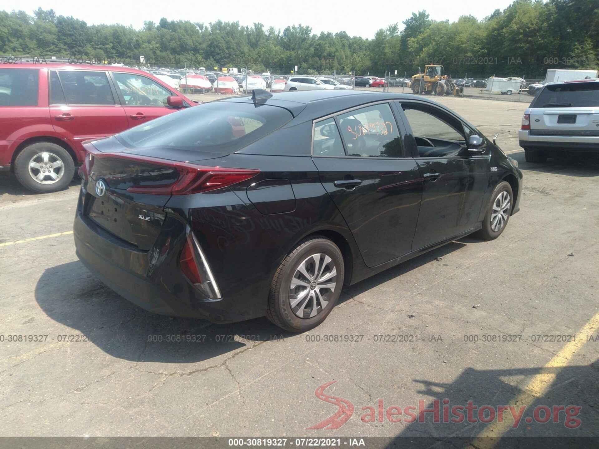 JTDKARFP9L3158886 2020 TOYOTA PRIUS PRIME