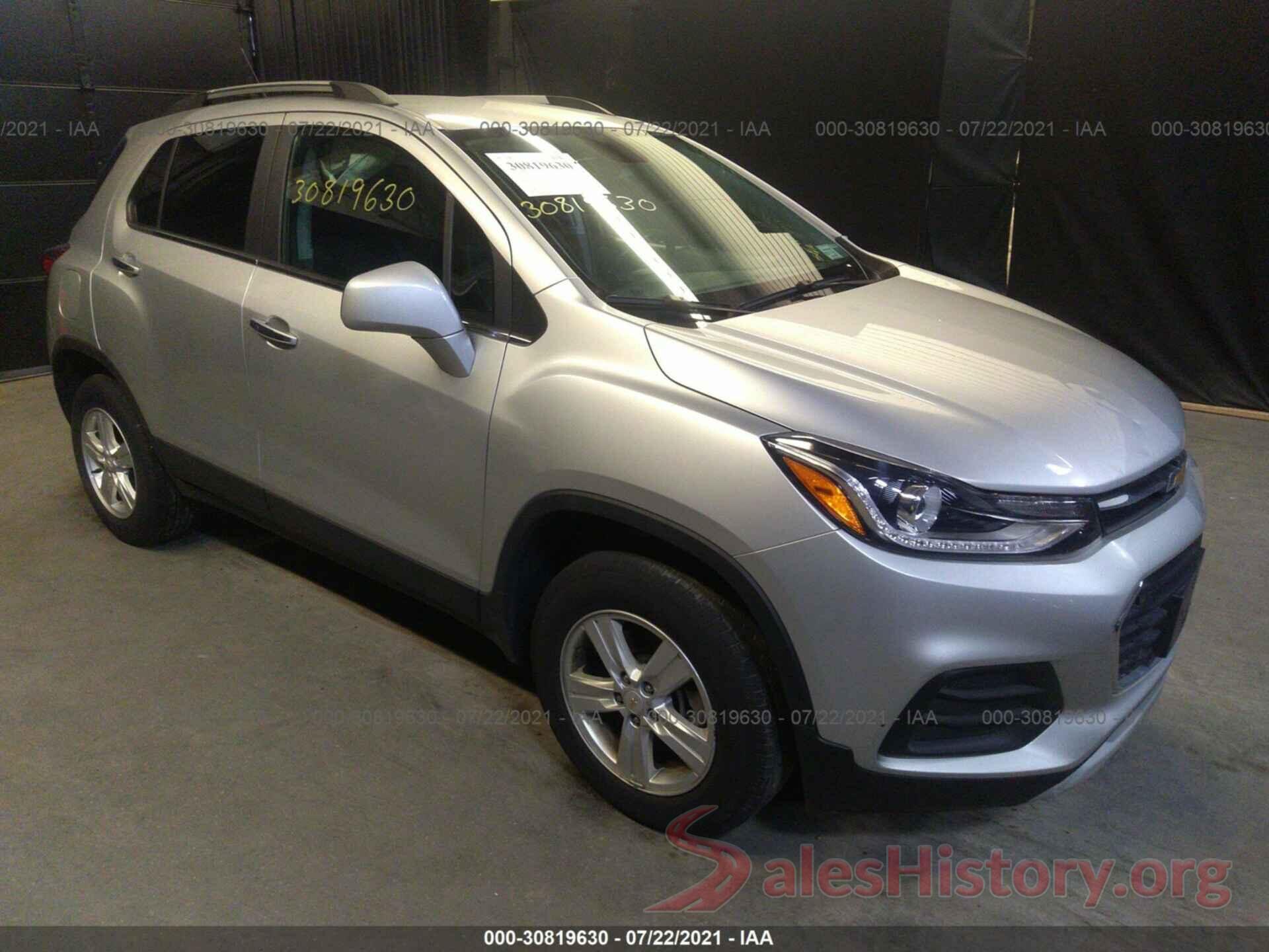 KL7CJPSBXKB949349 2019 CHEVROLET TRAX